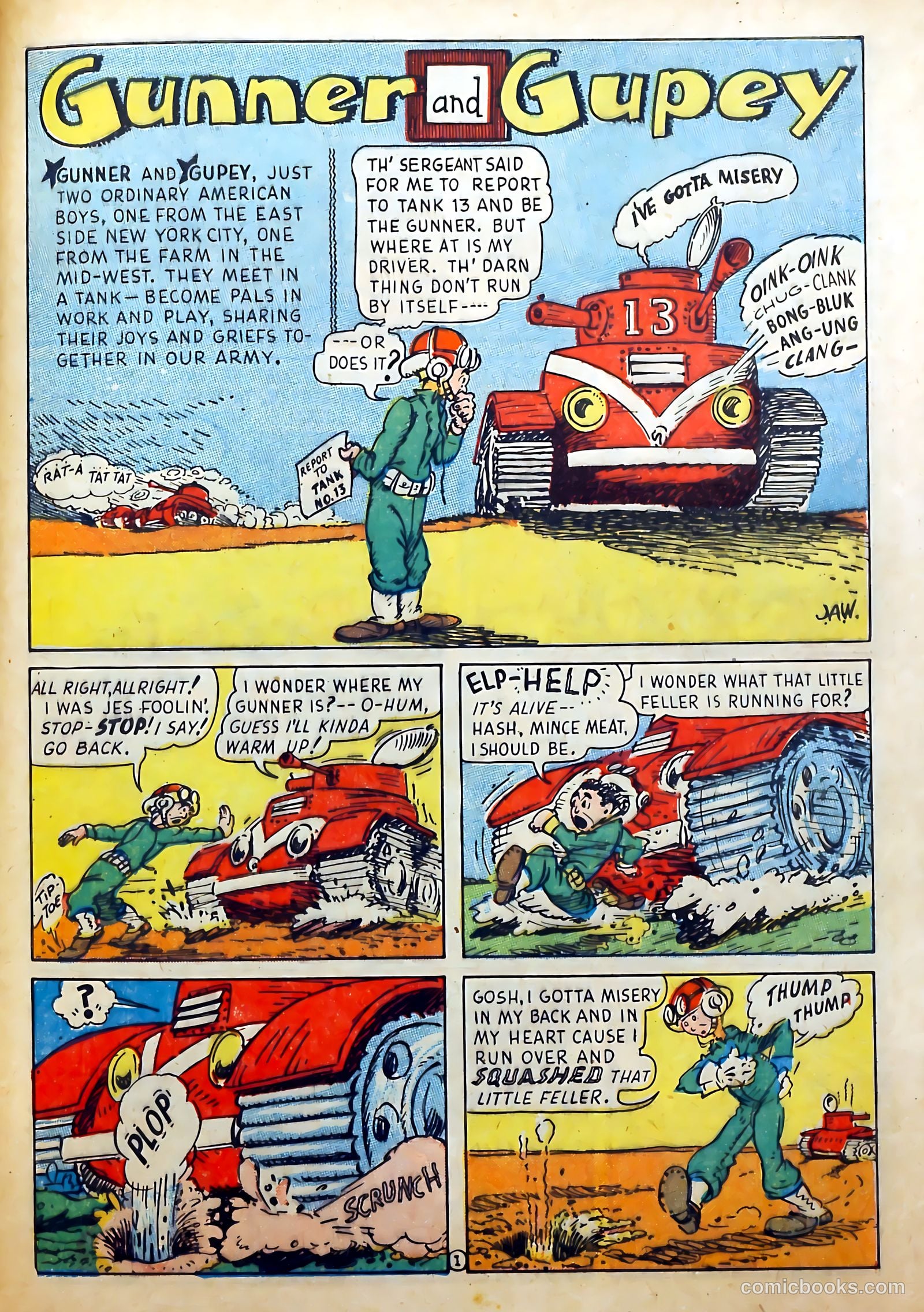 Captain Battle Comics #5 (1942) — page 55 of 68