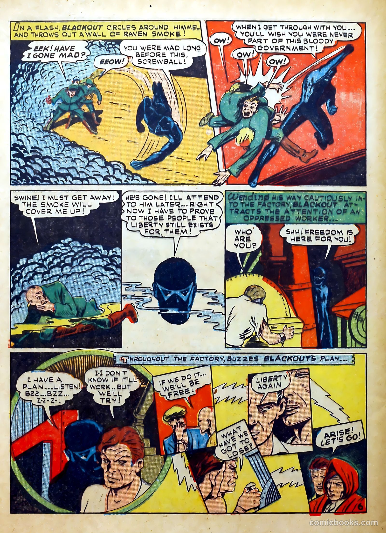 Captain Battle Comics #5 (1942) — page 62 of 68