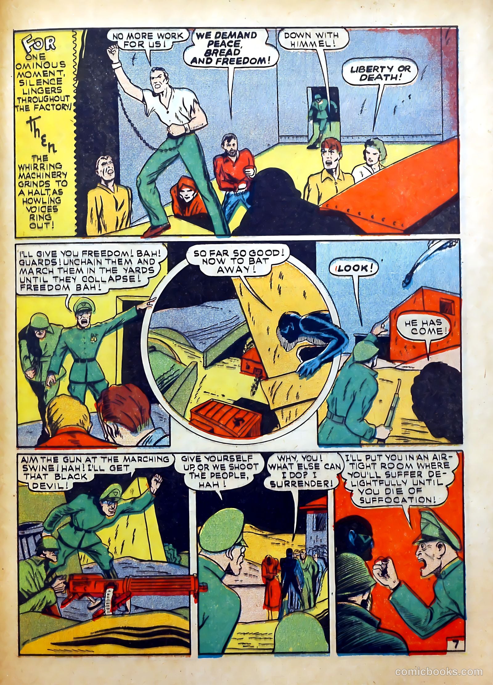 Captain Battle Comics #5 (1942) — page 63 of 68