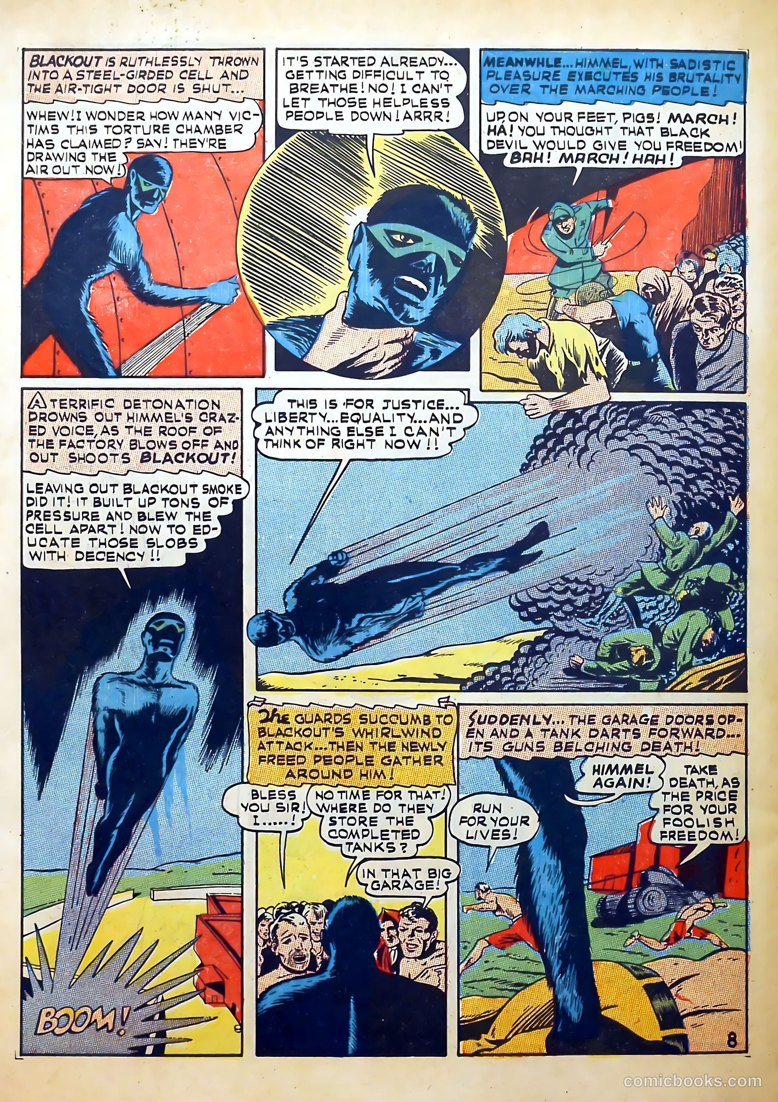 Captain Battle Comics #5 (1942) — page 64 of 68