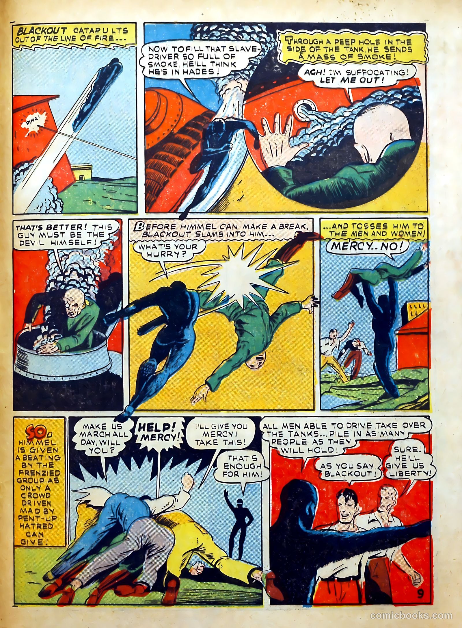Captain Battle Comics #5 (1942) — page 65 of 68