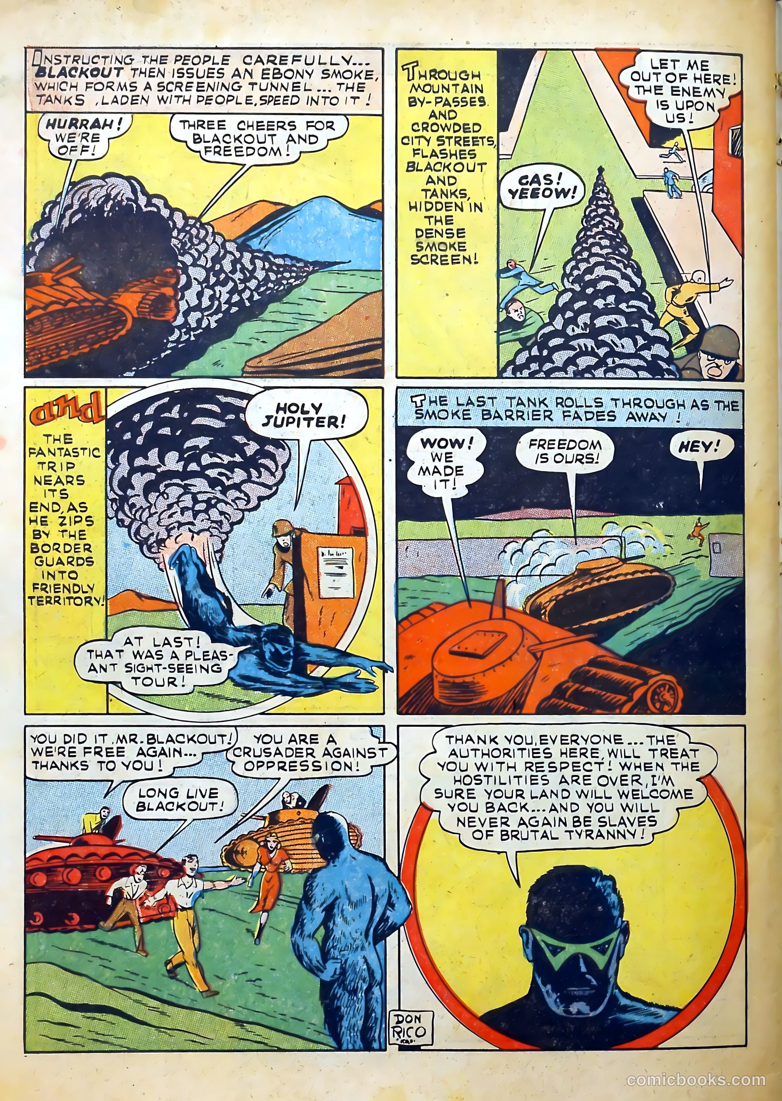 Captain Battle Comics #5 (1942) — page 66 of 68
