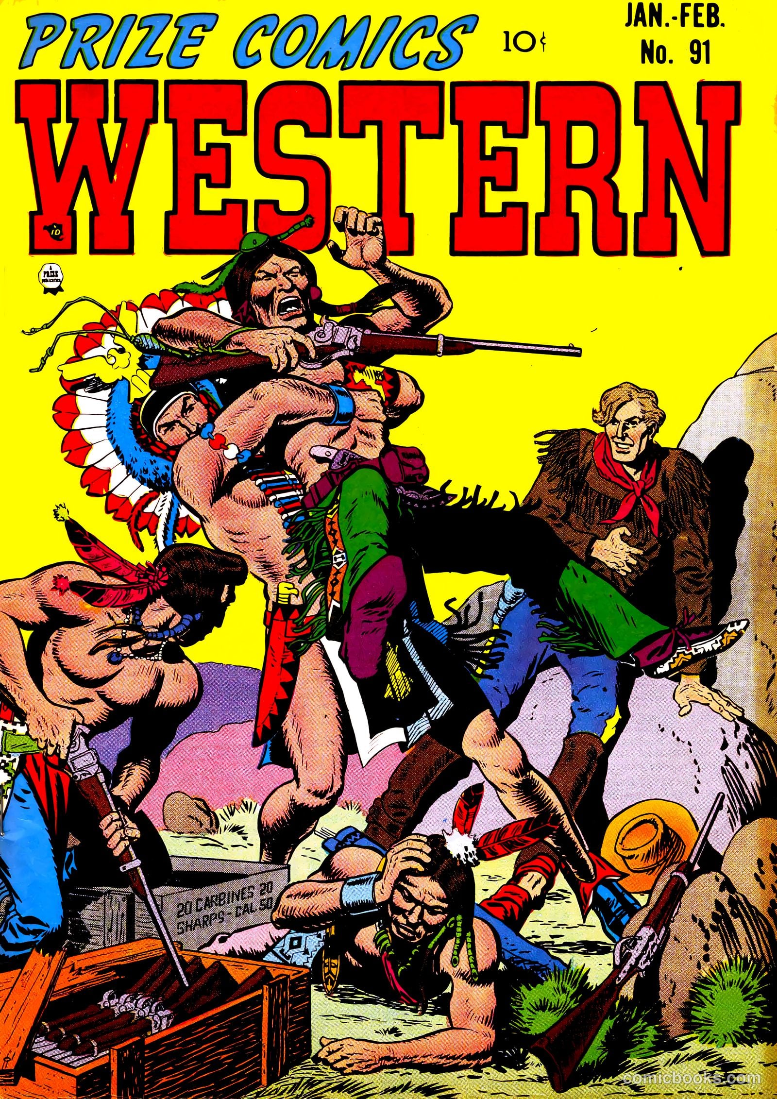 Prize Comics Western #91