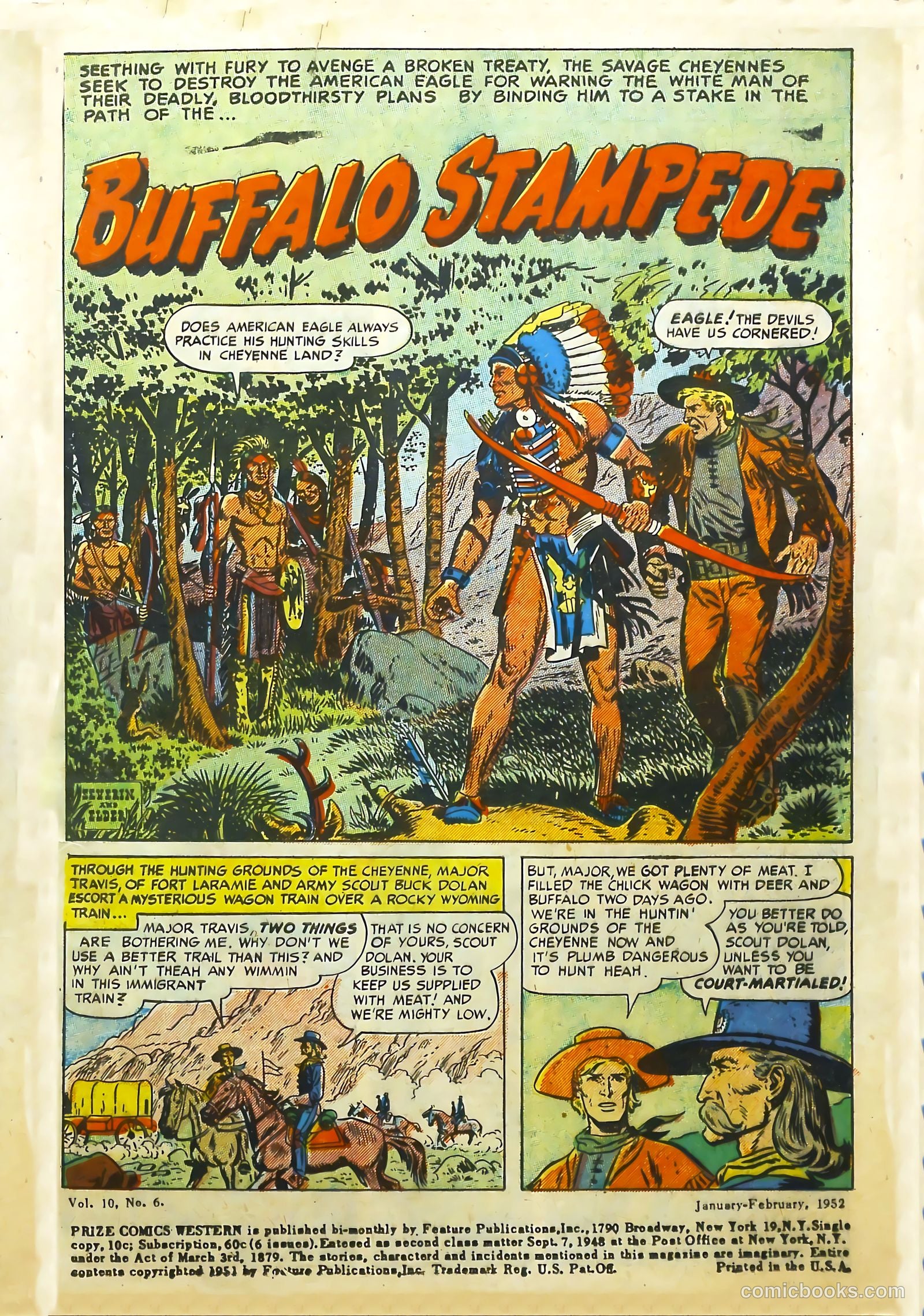 Prize Comics Western #91 (1950) — page 3 of 42