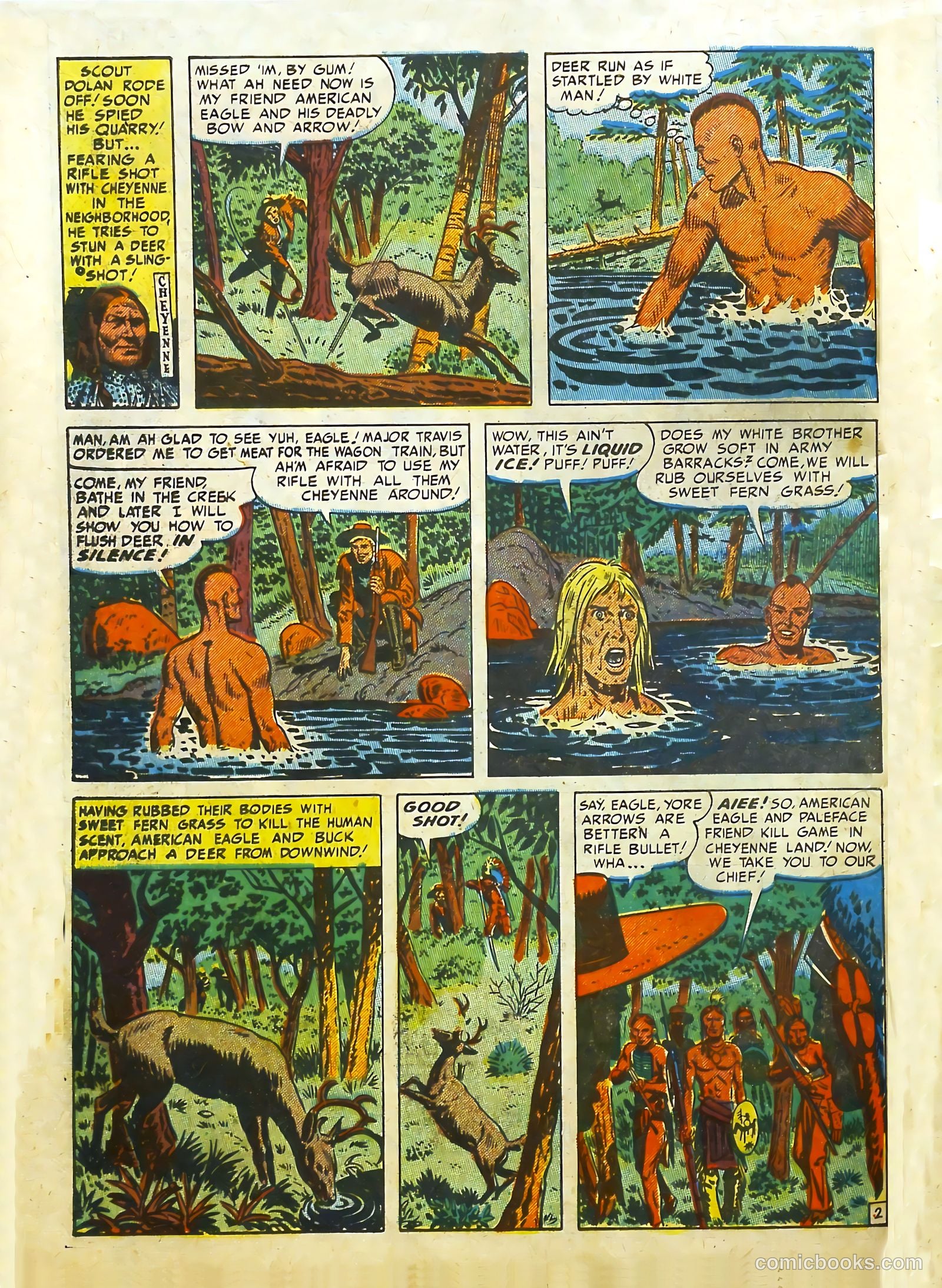 Prize Comics Western #91 (1950) — page 4 of 42