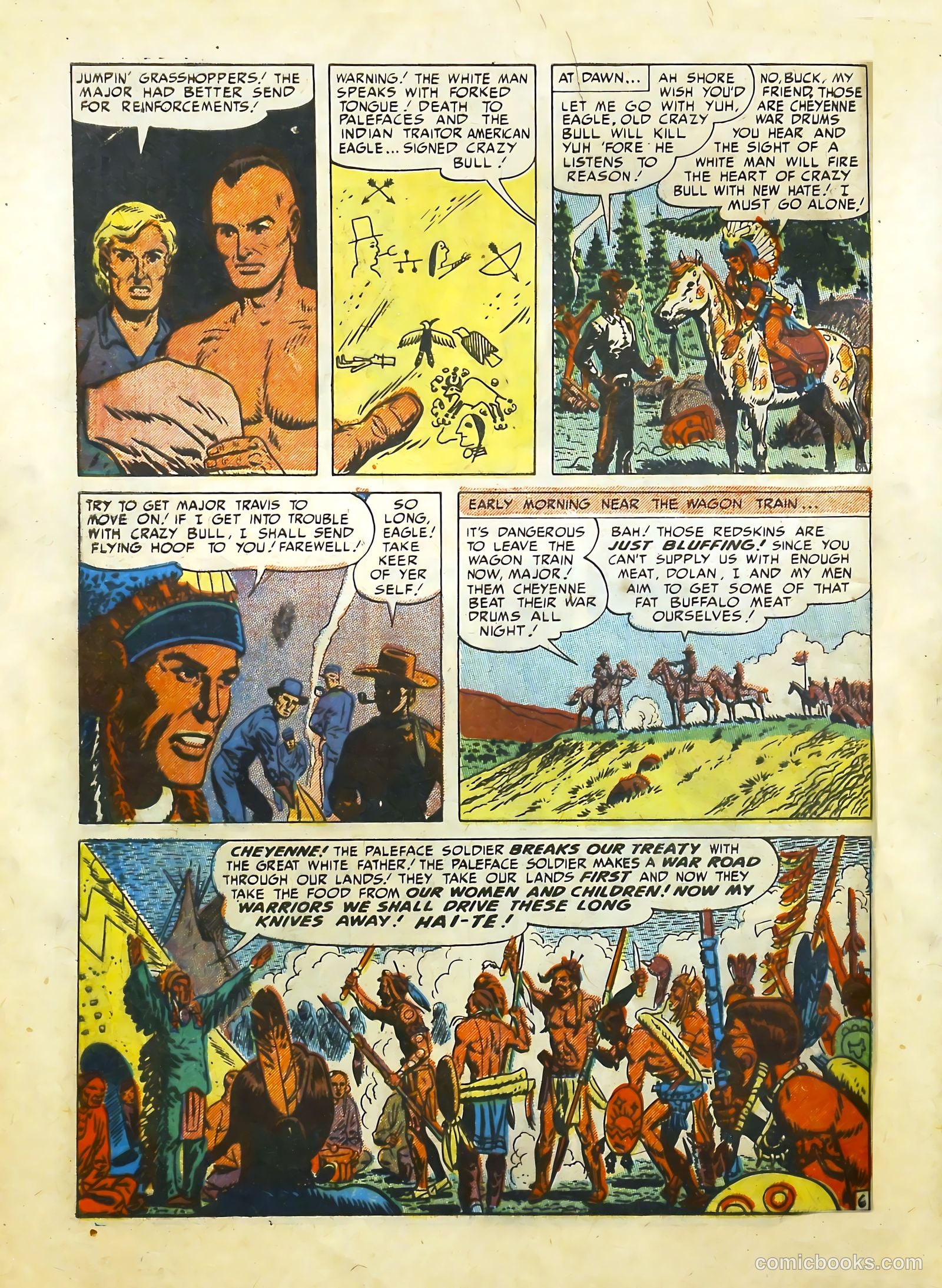 Prize Comics Western #91 (1950) — page 8 of 42