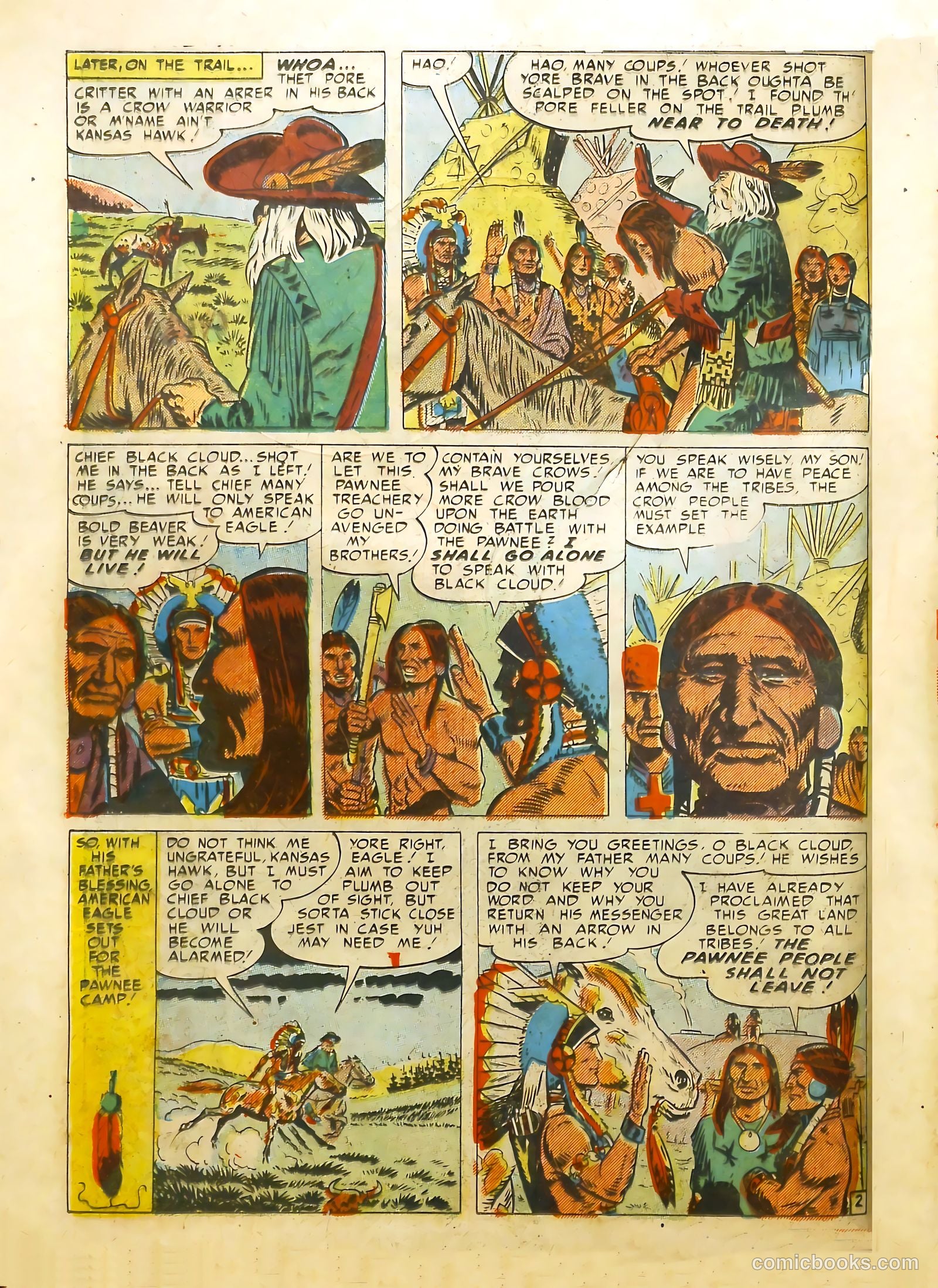 Prize Comics Western #91 (1950) — page 16 of 42