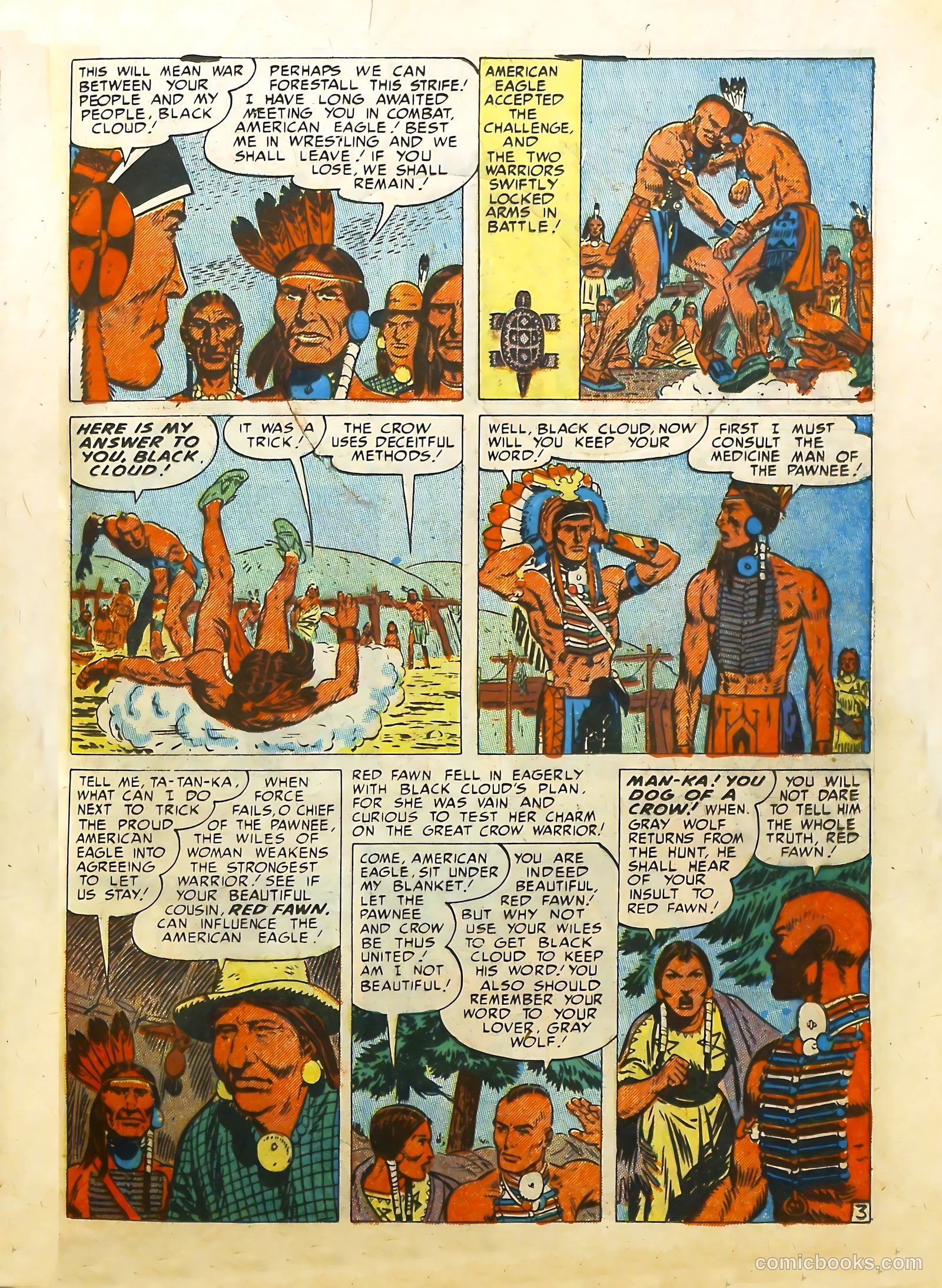 Prize Comics Western #91 (1950) — page 17 of 42