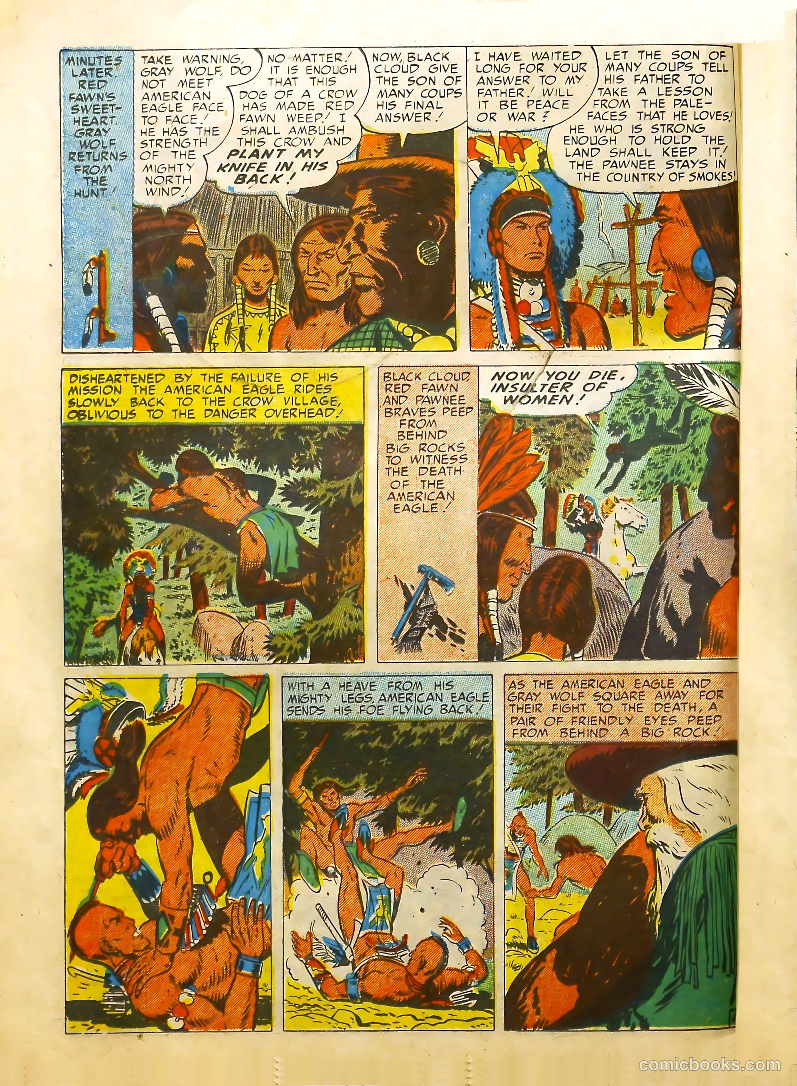 Prize Comics Western #91 (1950) — page 18 of 42