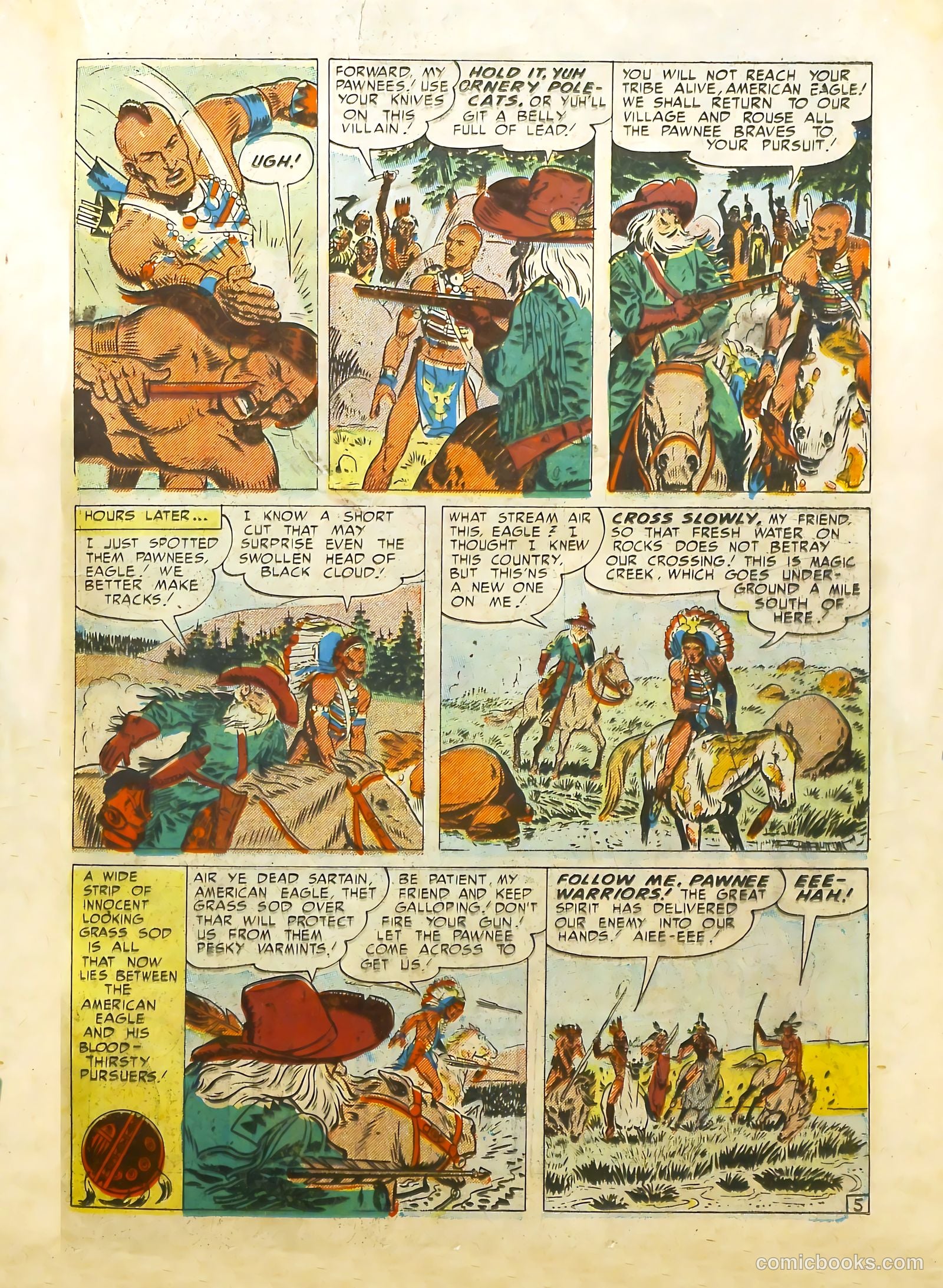 Prize Comics Western #91 (1950) — page 19 of 42