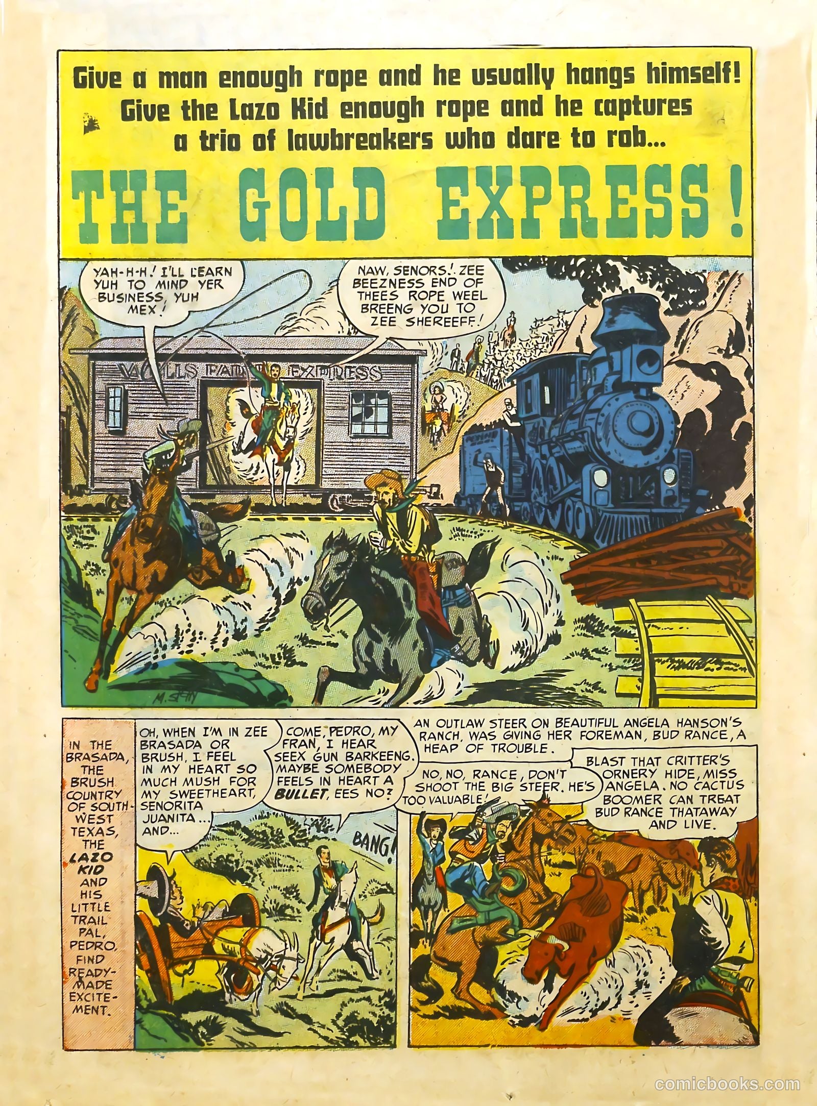 Prize Comics Western #91 (1950) — page 22 of 42