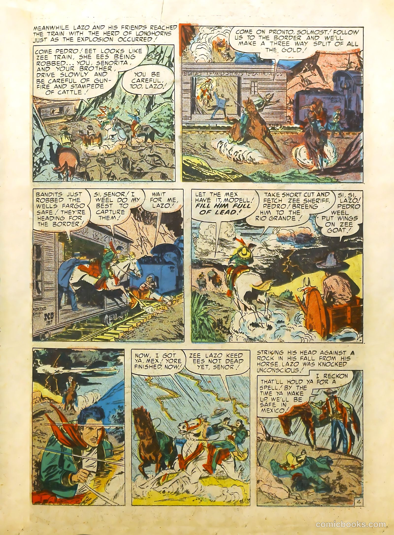 Prize Comics Western #91 (1950) — page 25 of 42