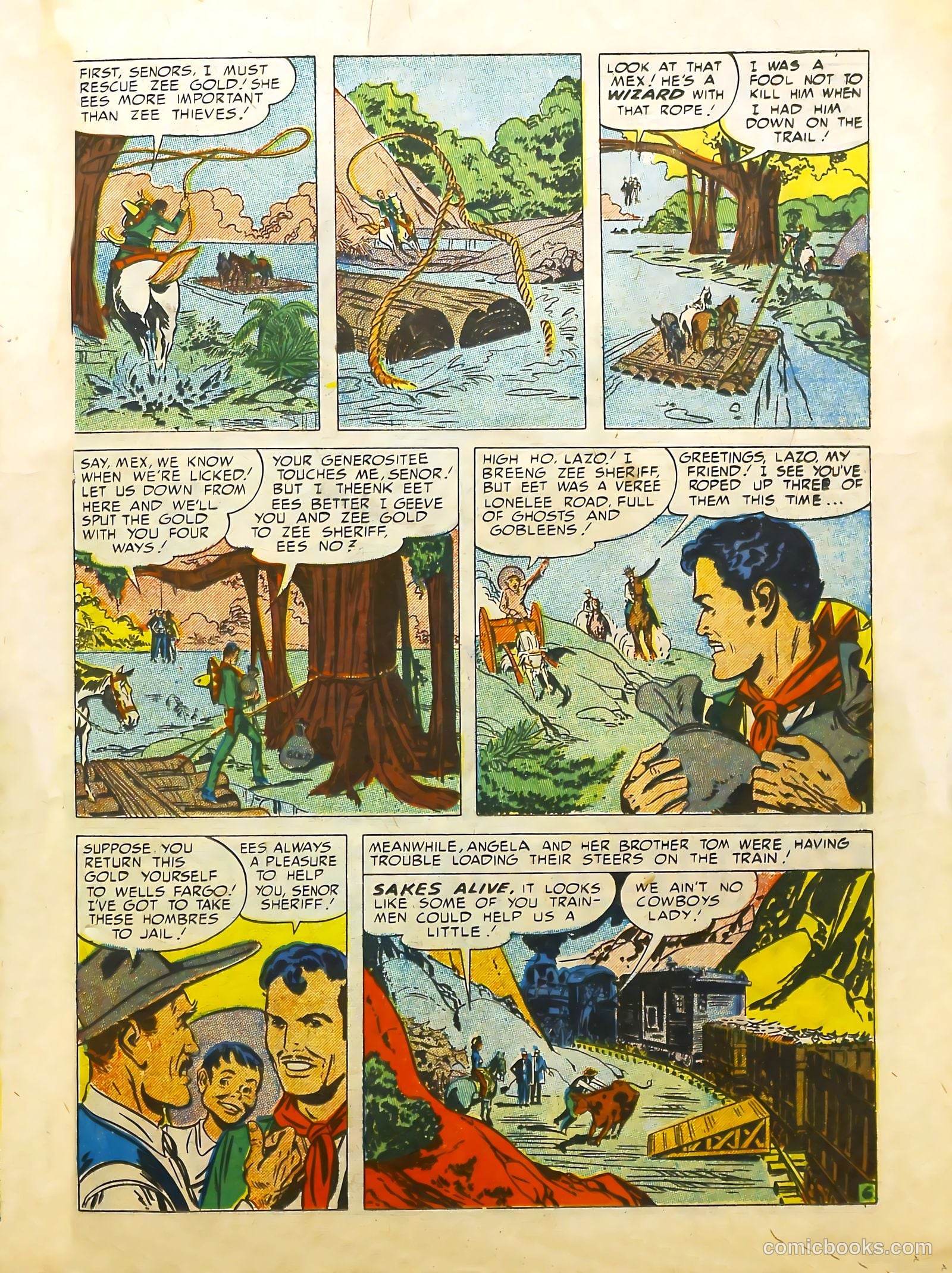 Prize Comics Western #91 (1950) — page 27 of 42