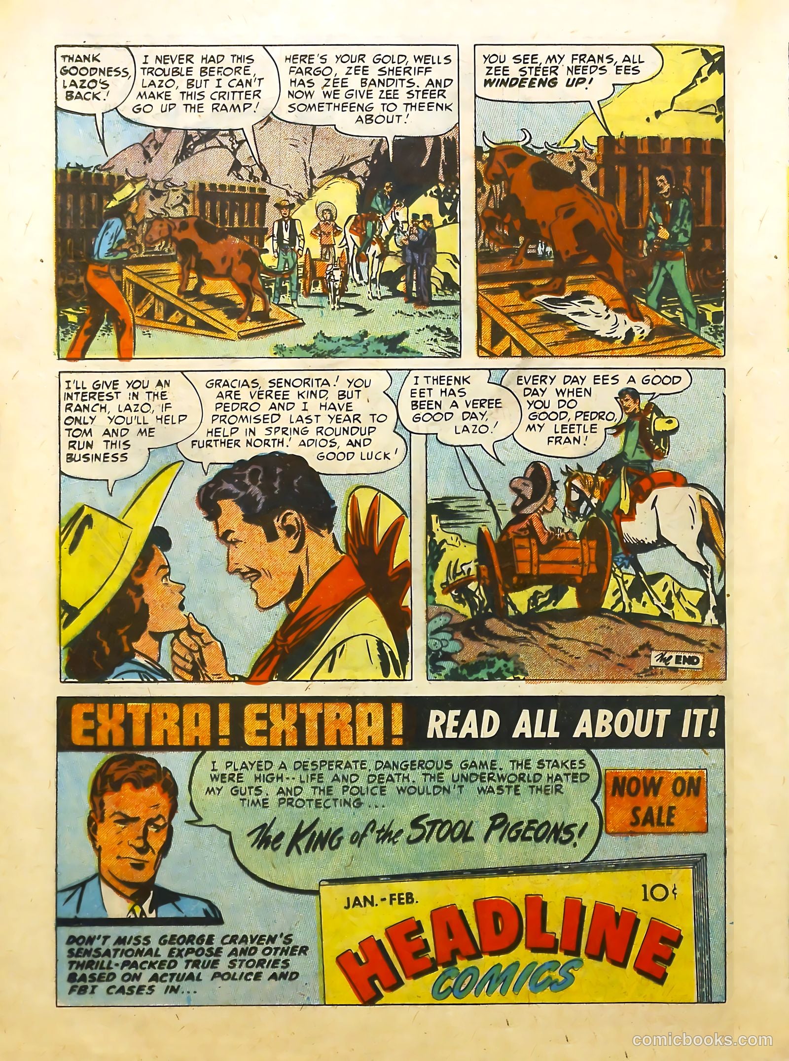 Prize Comics Western #91 (1950) — page 28 of 42