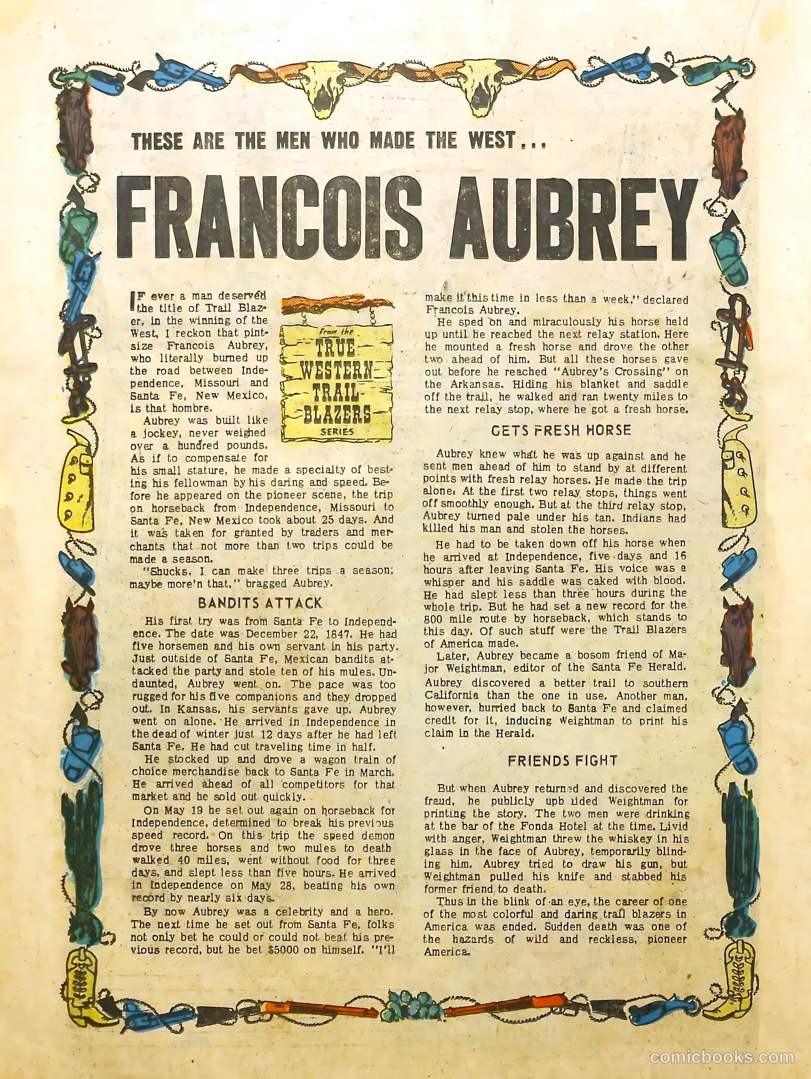 Prize Comics Western #91 (1950) — page 30 of 42