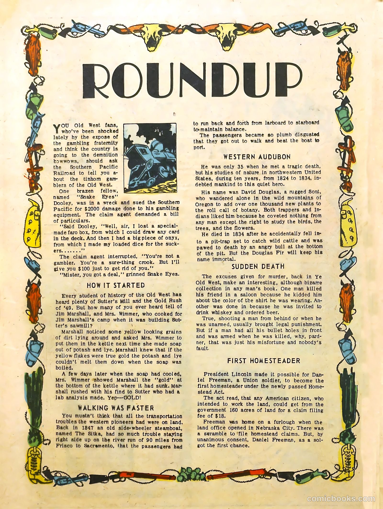 Prize Comics Western #91 (1950) — page 32 of 42