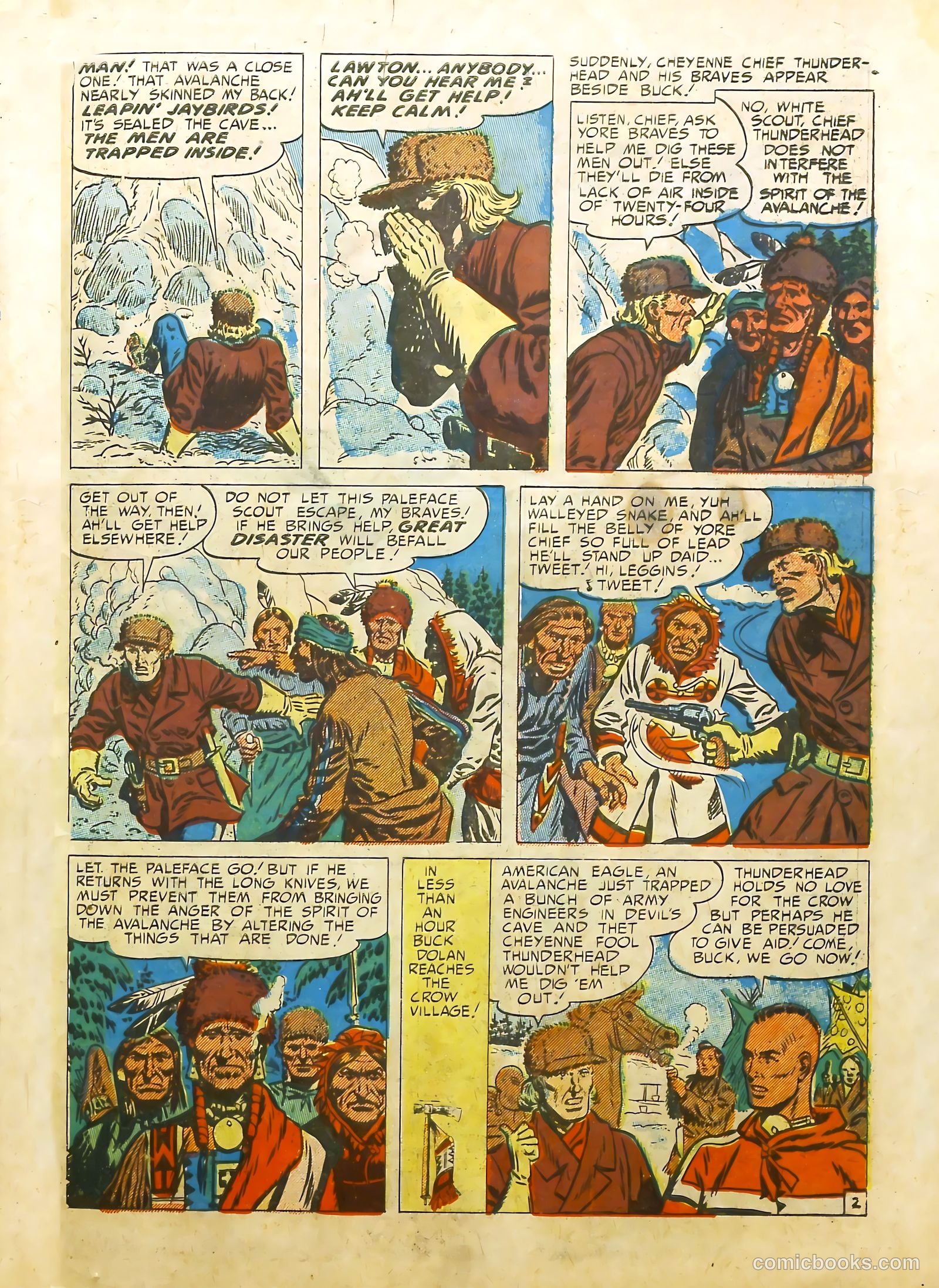 Prize Comics Western #91 (1950) — page 35 of 42