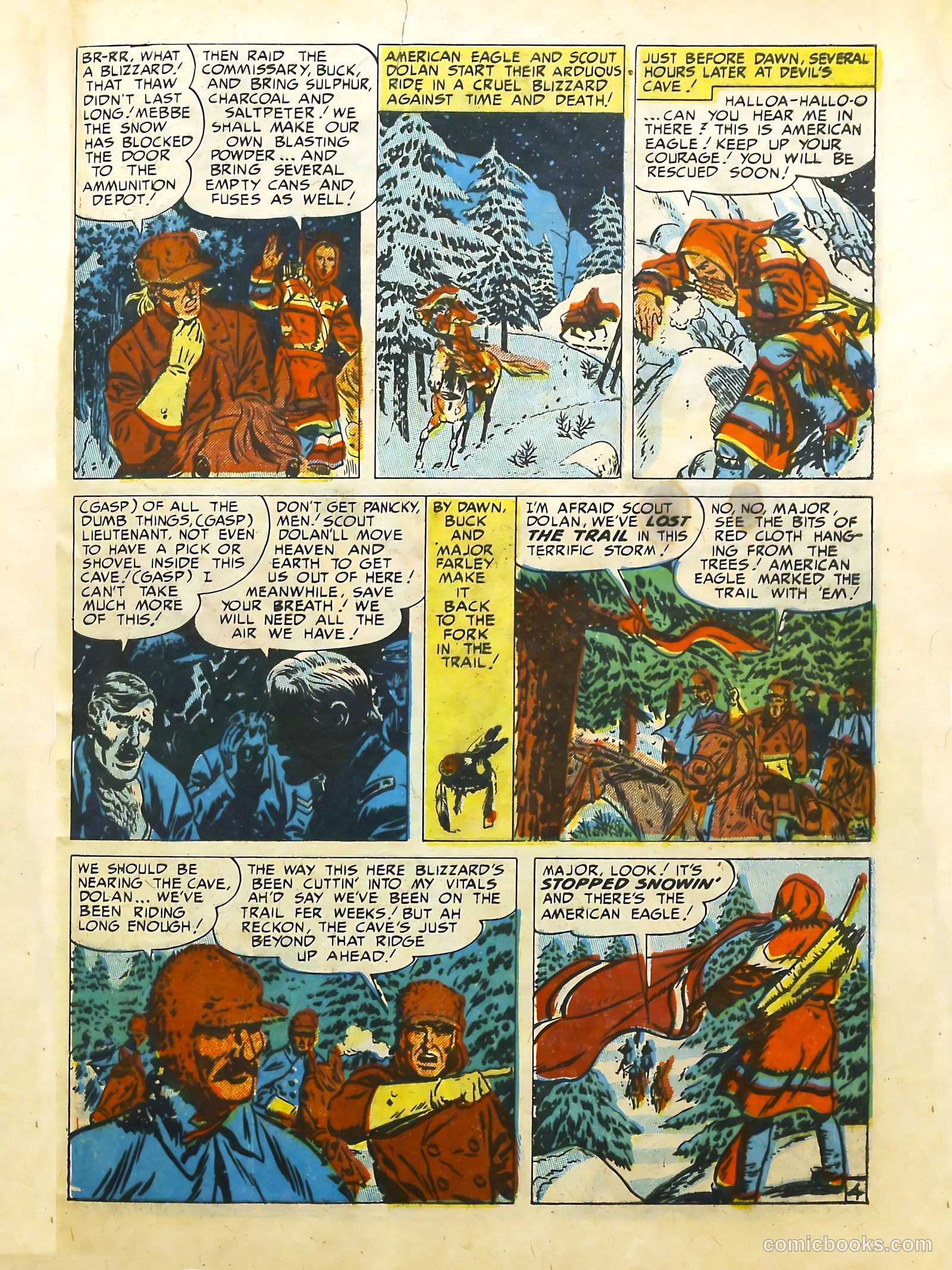 Prize Comics Western #91 (1950) — page 37 of 42