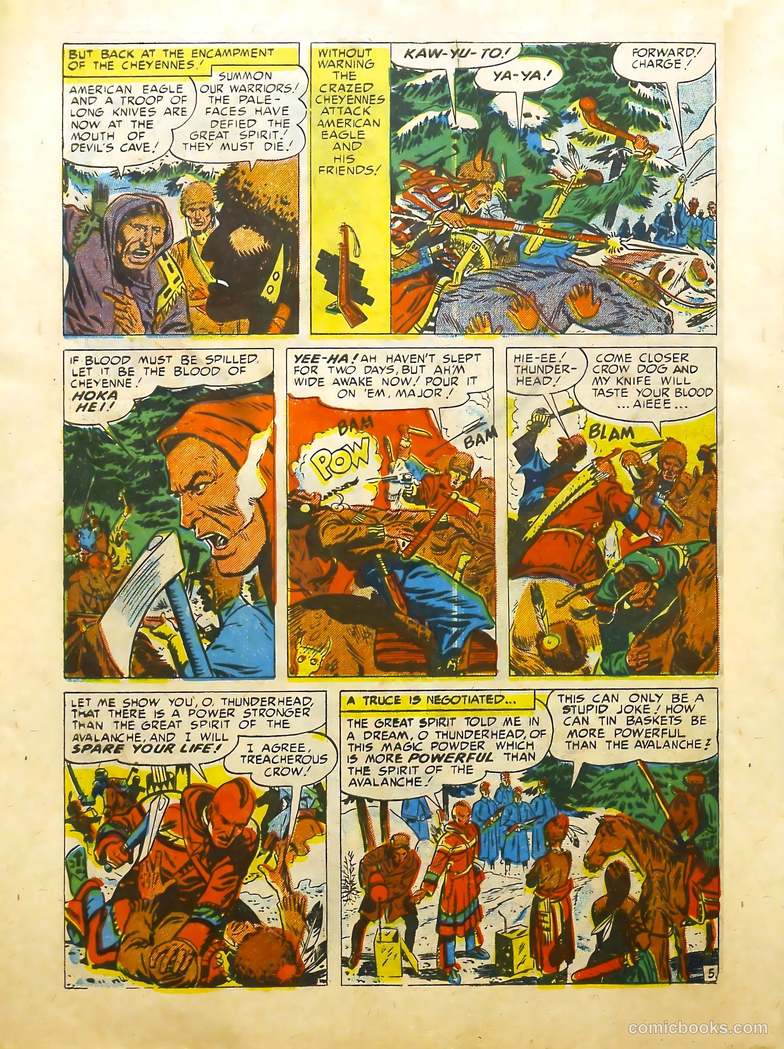 Prize Comics Western #91 (1950) — page 38 of 42