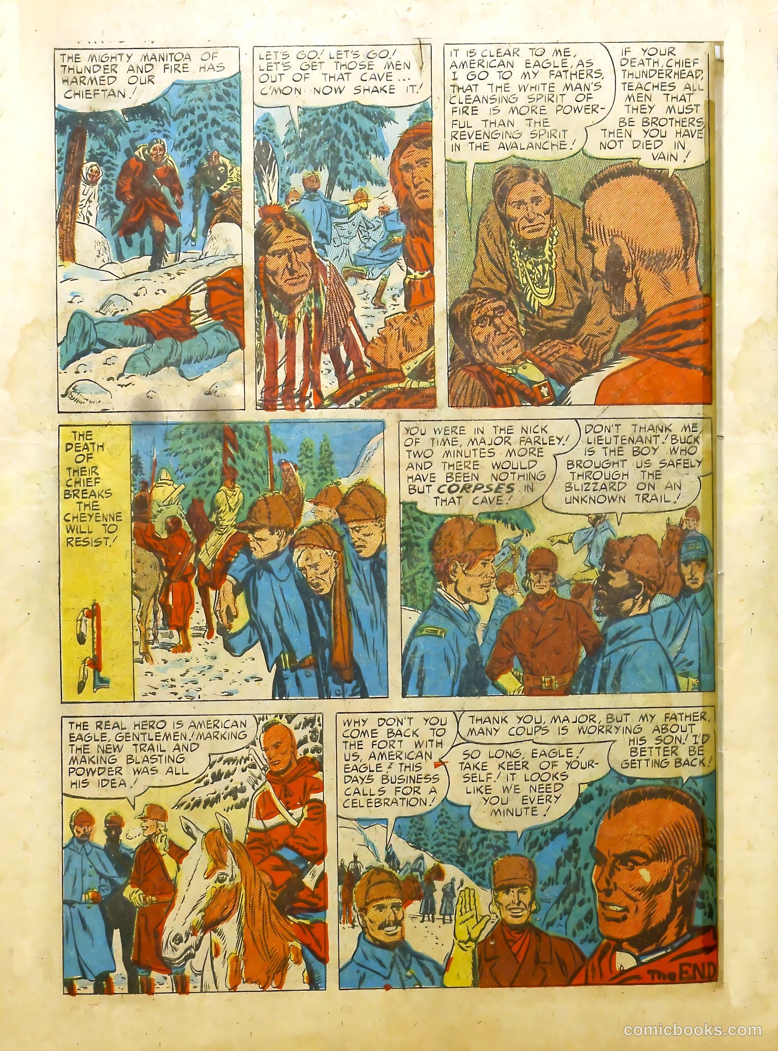 Prize Comics Western #91 (1950) — page 40 of 42