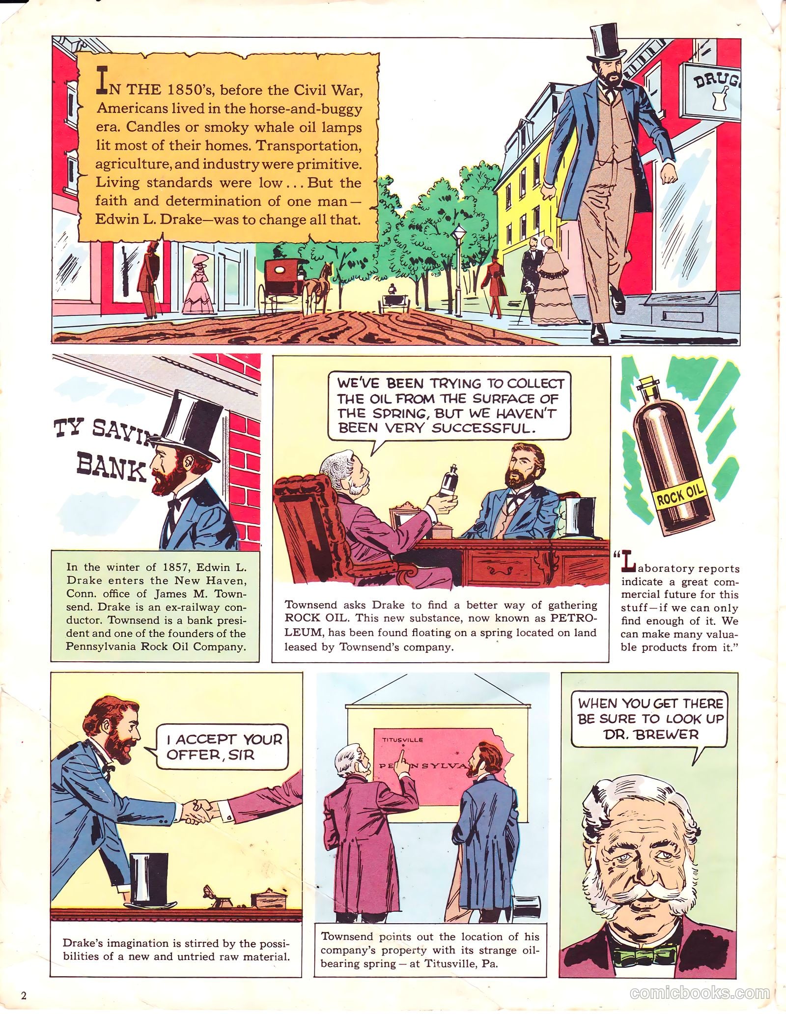 The Story of Colonel Drake #nn (1954) — page 2 of 16