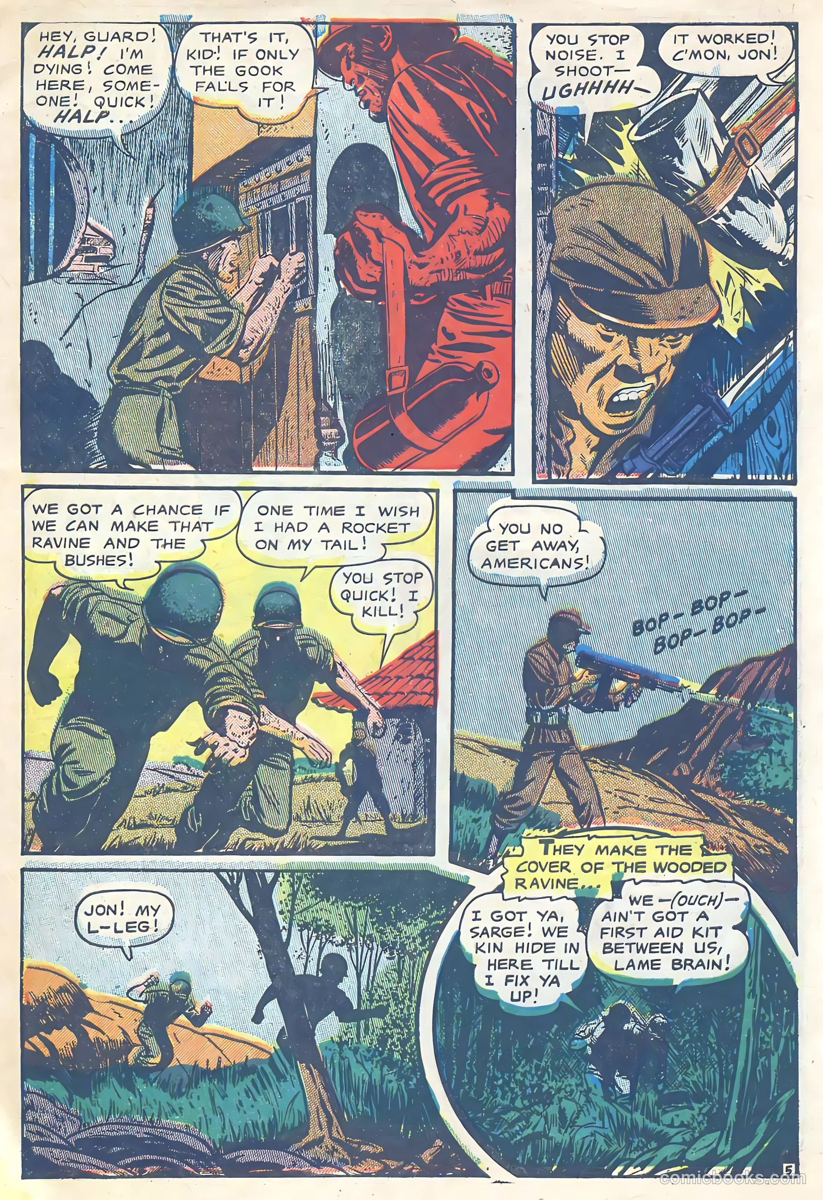 G. I. in Battle #1 (1957) — page 7 of 36