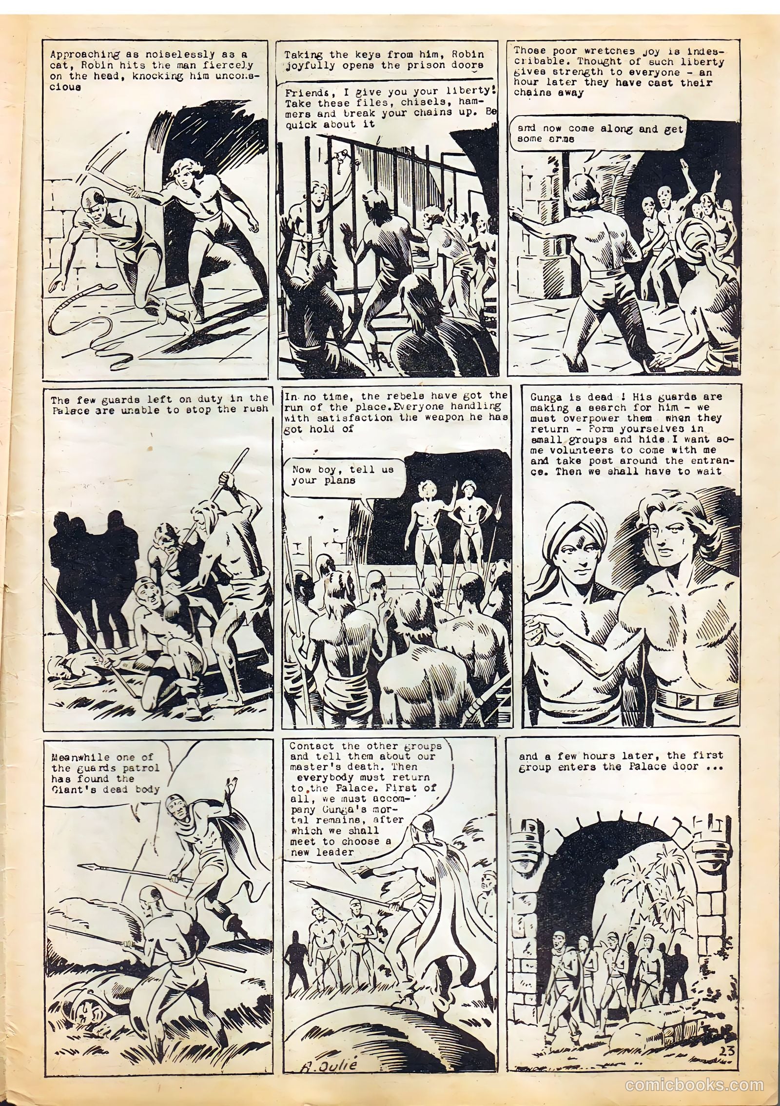 Robin 52 Gunga The Giant #1 — page 23 of 24