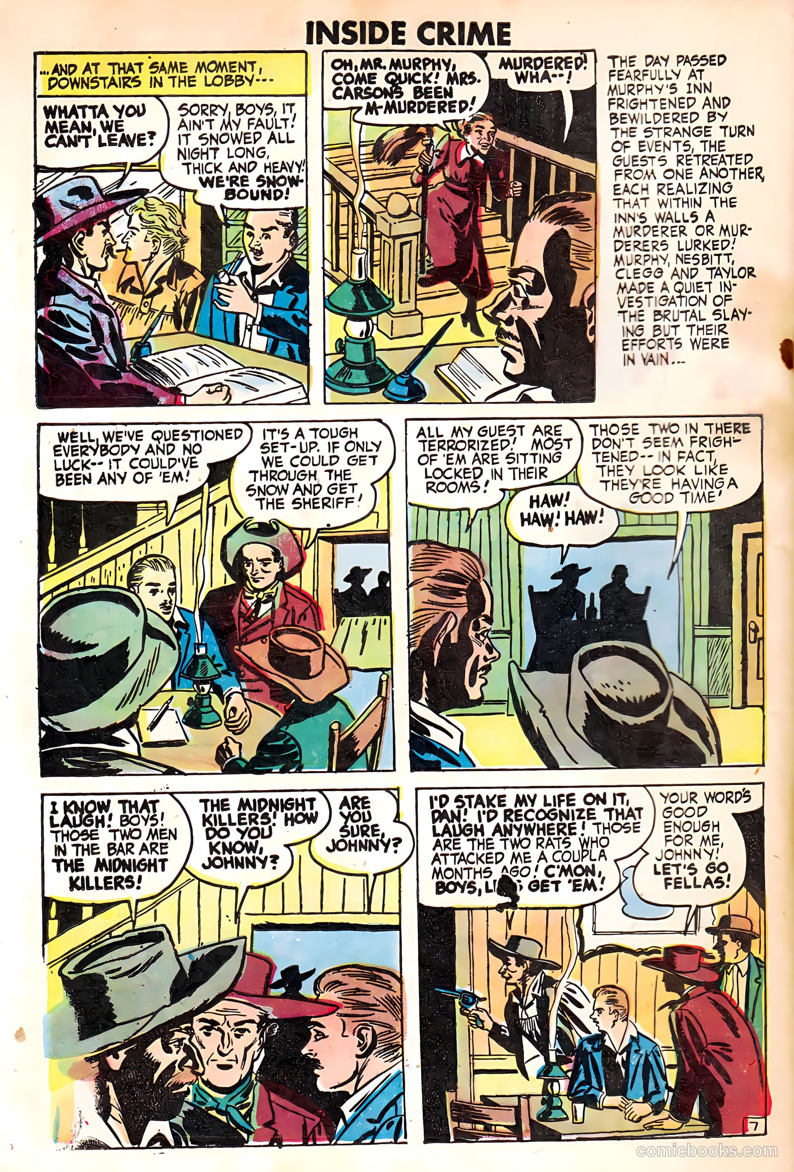 Inside Crime #1 (1950) — page 20 of 36