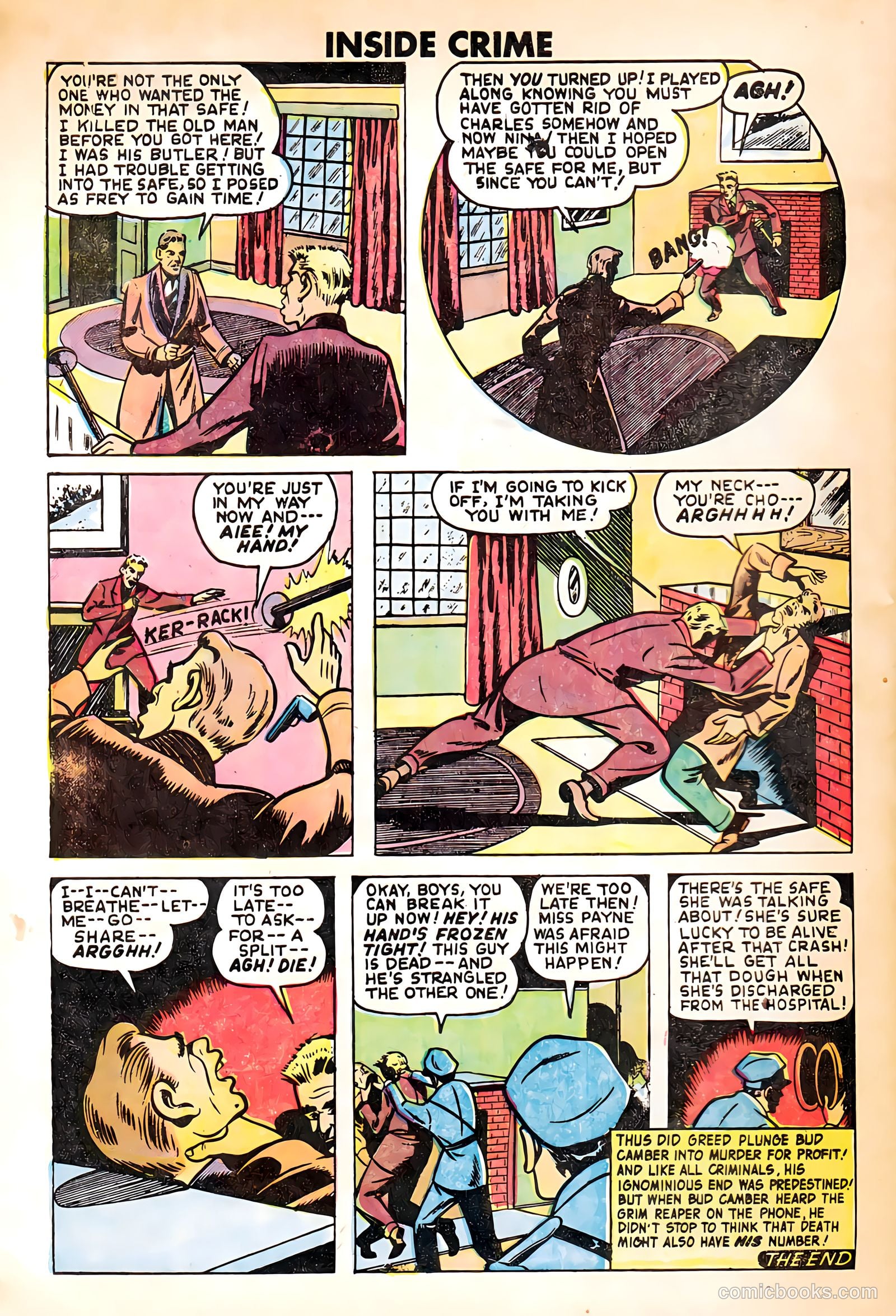 Inside Crime #1 (1950) — page 32 of 36
