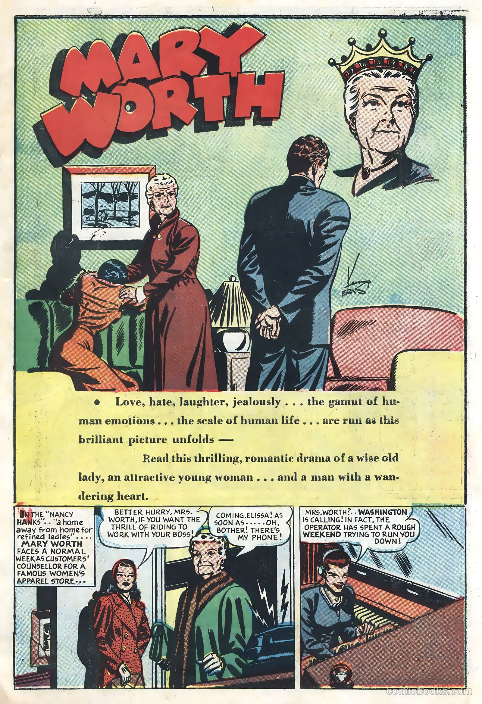 Mary Worth #1 (1969) — page 3 of 36