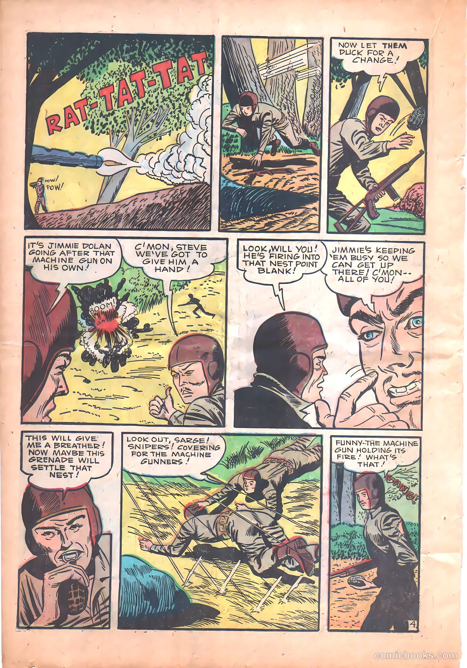 G. I. in Battle #6 (1957) — page 22 of 37
