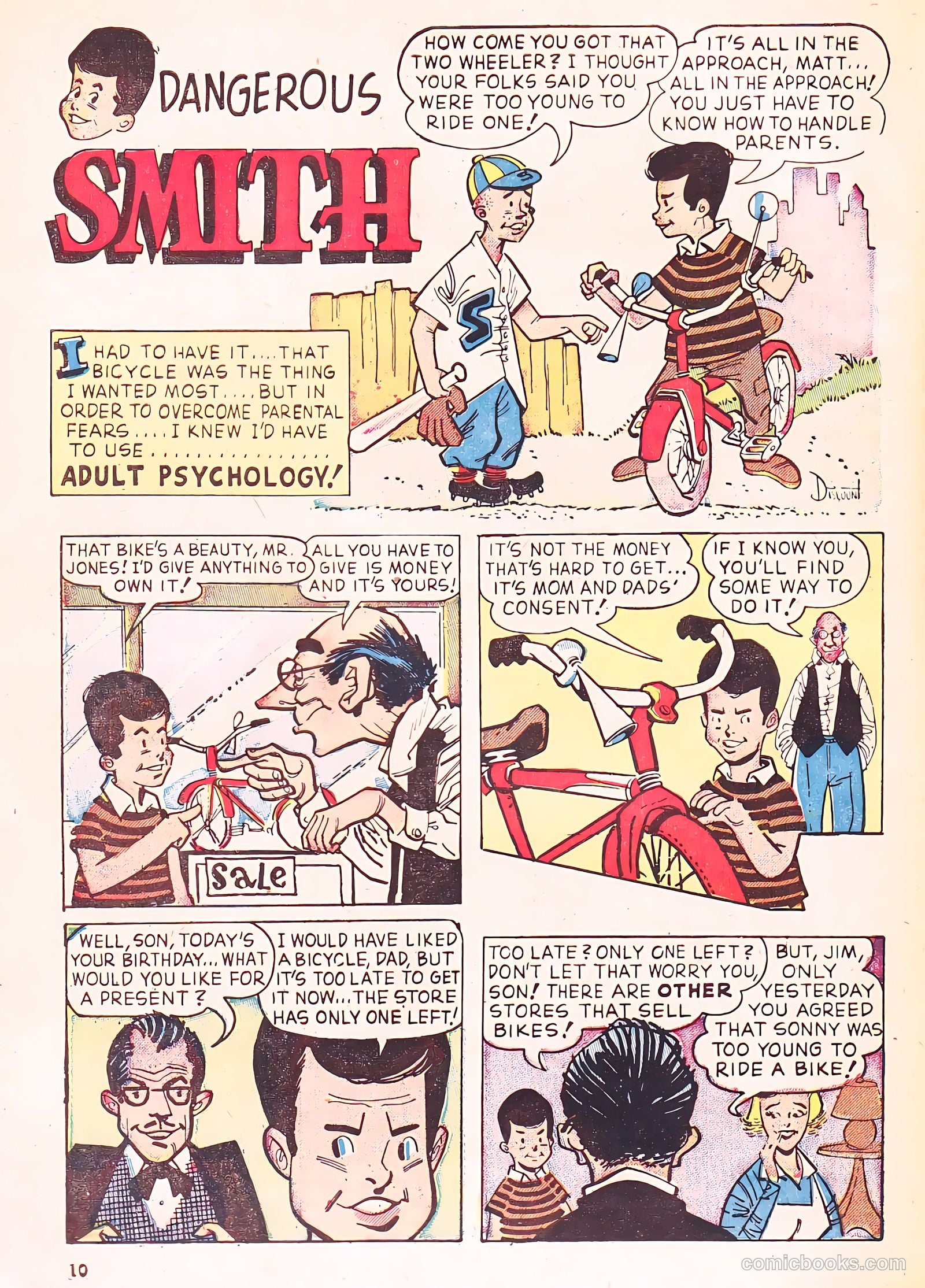 Adventures for Boys #1 (1954) — page 10 of 36