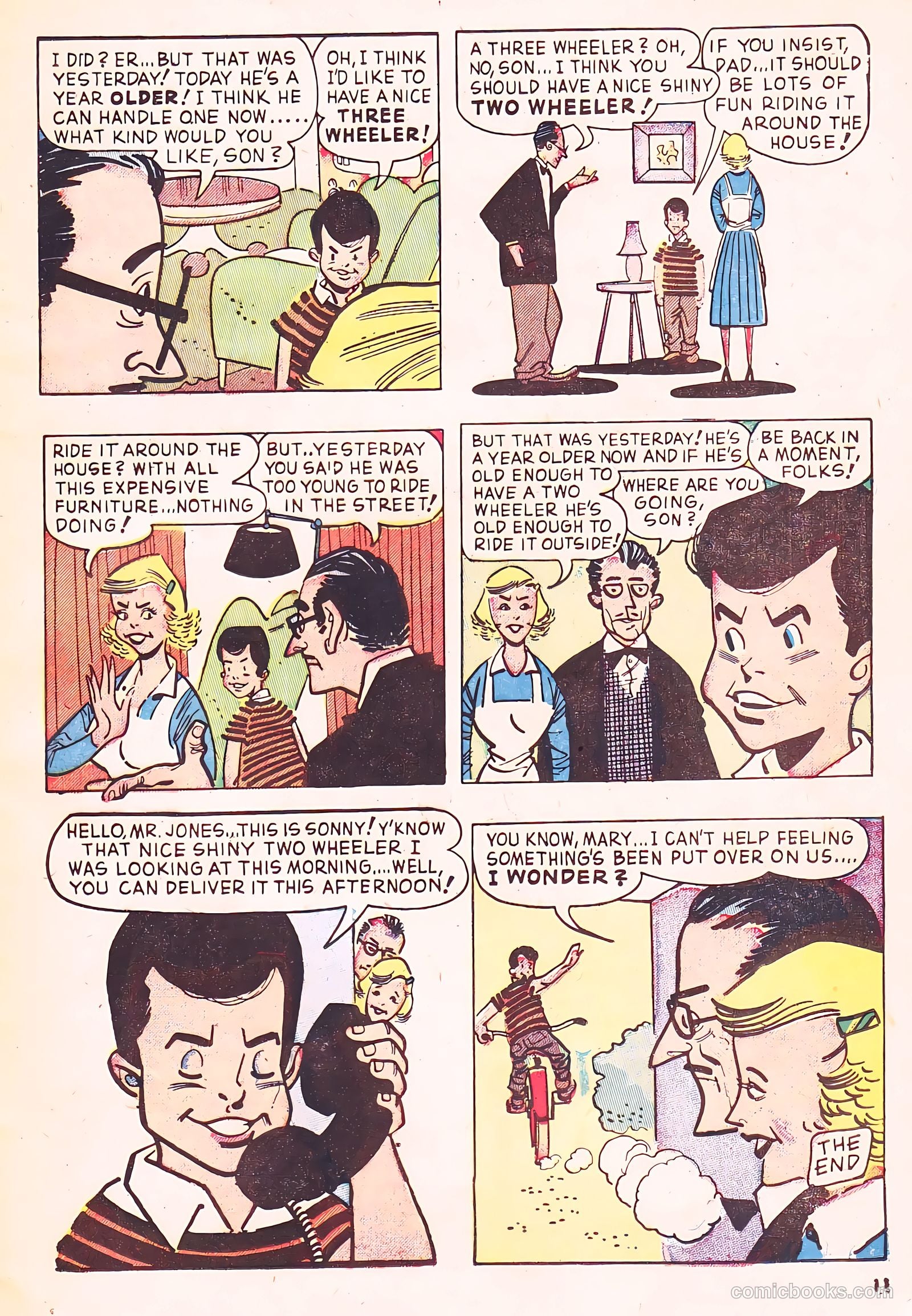 Adventures for Boys #1 (1954) — page 11 of 36
