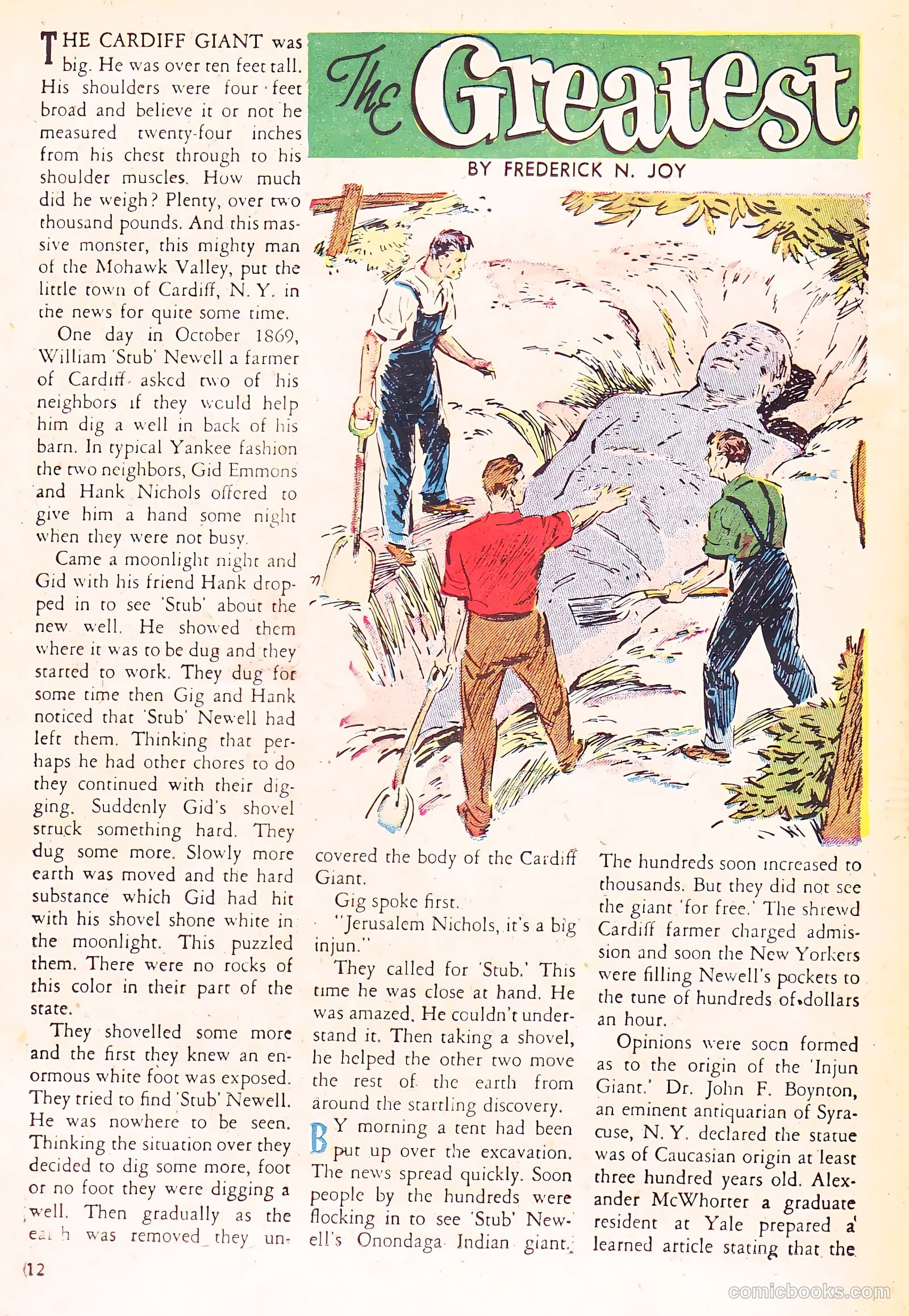 Adventures for Boys #1 (1954) — page 12 of 36