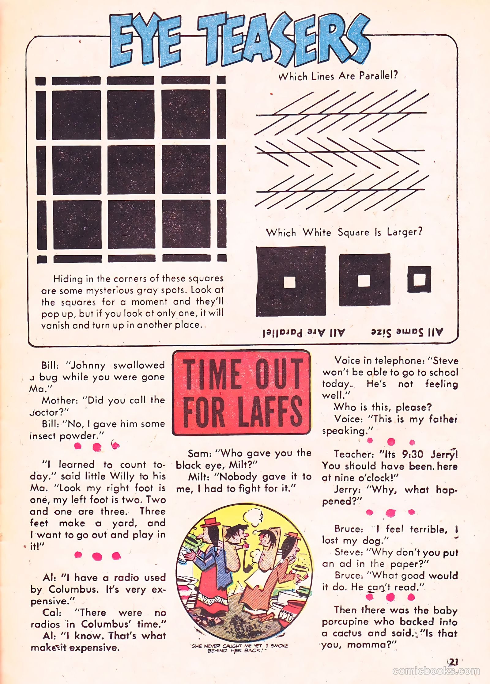 Adventures for Boys #1 (1954) — page 21 of 36