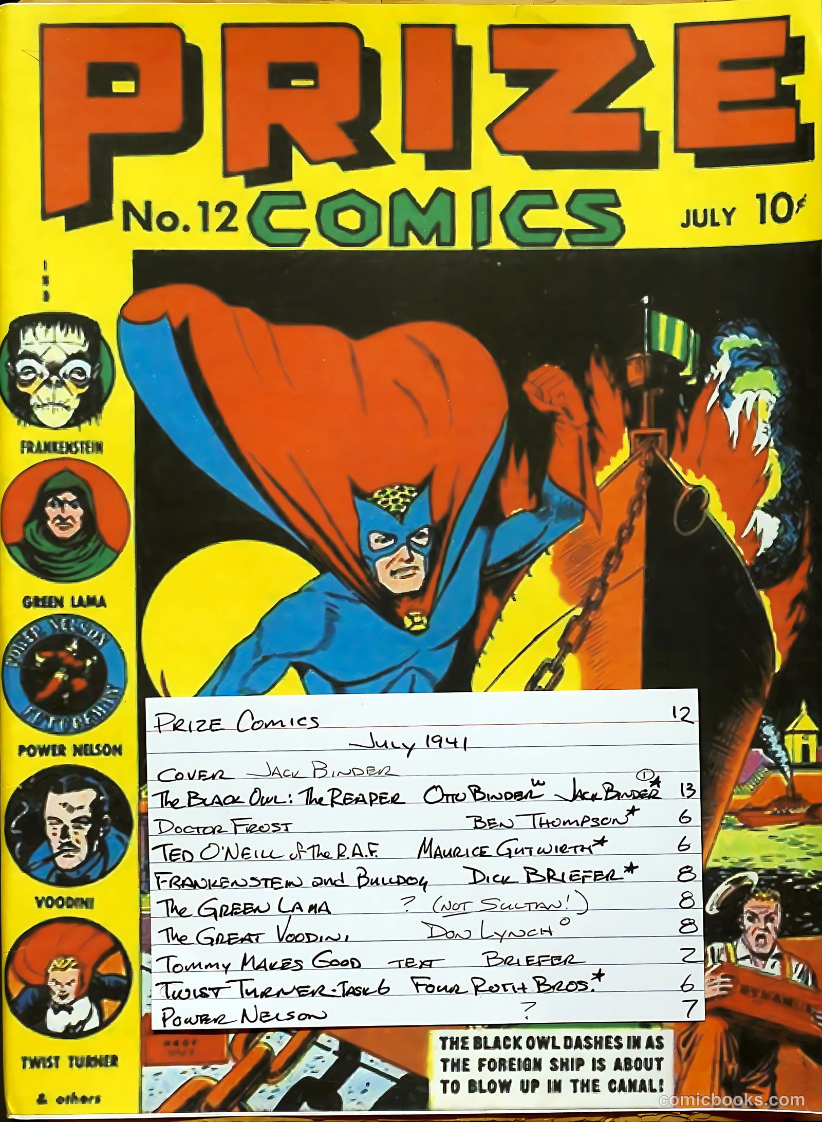 Prize Comics #12 (1940) — page 68 of 69
