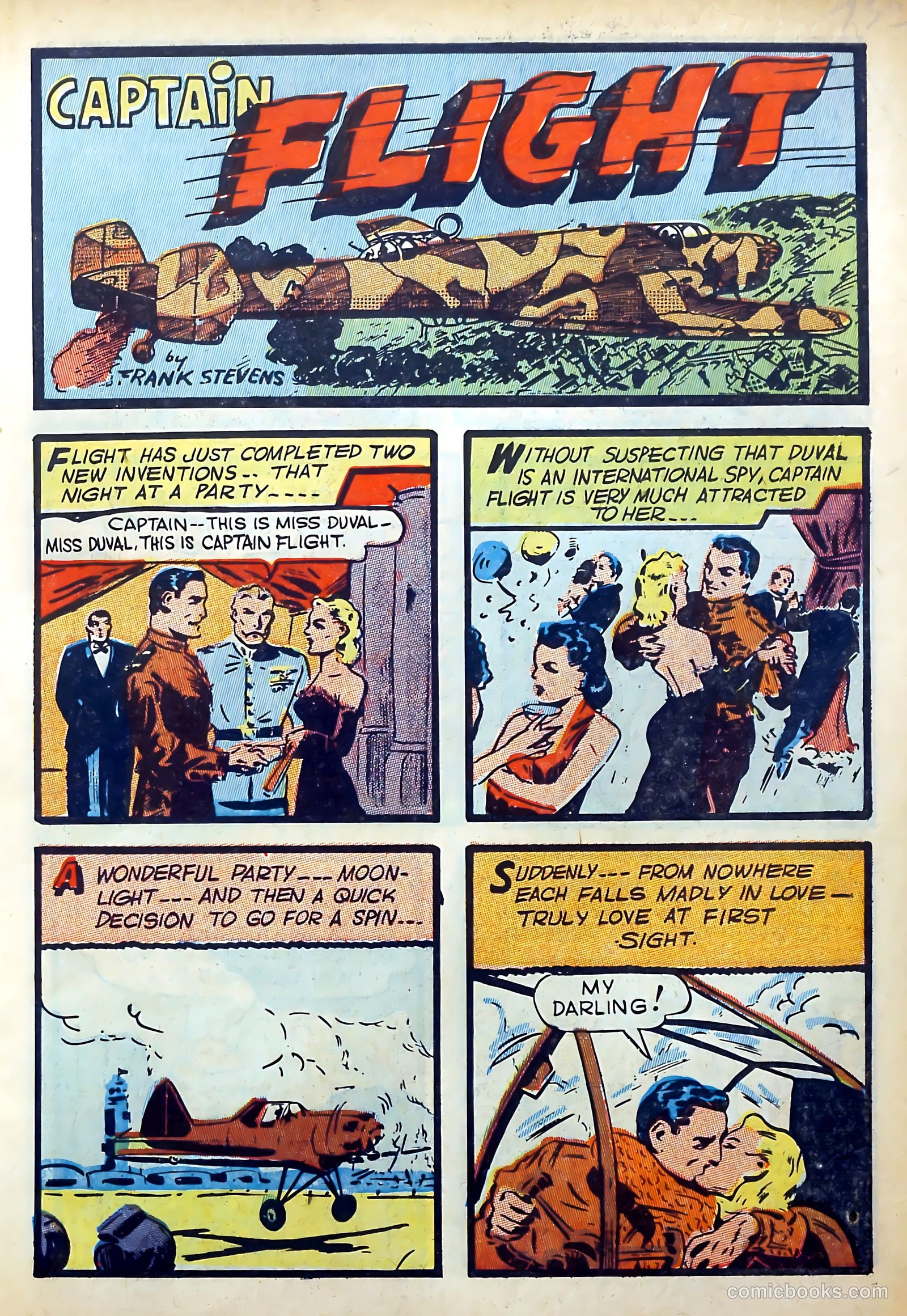 Captain Flight Comics #1 (1944) — page 3 of 60