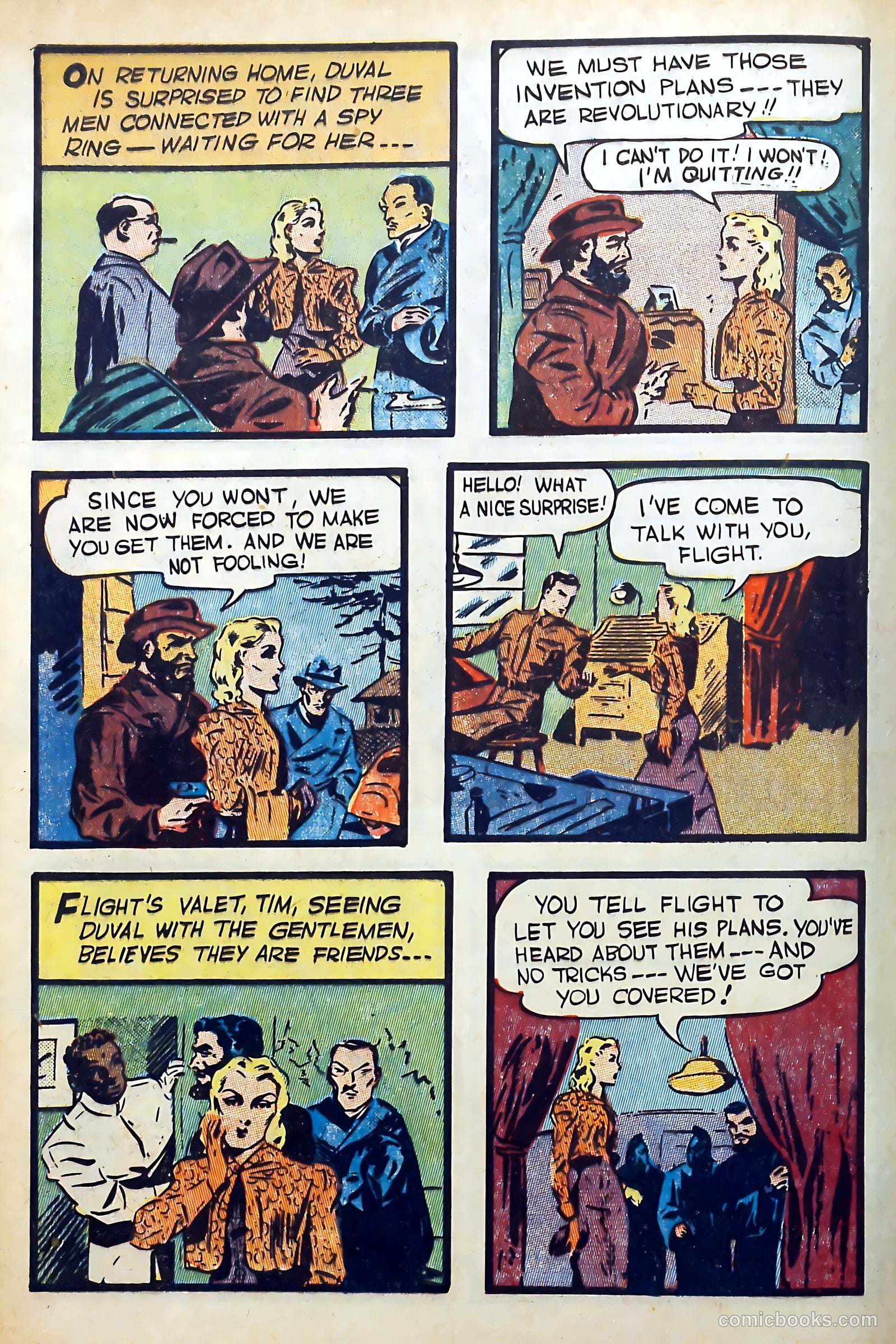 Captain Flight Comics #1 (1944) — page 4 of 60