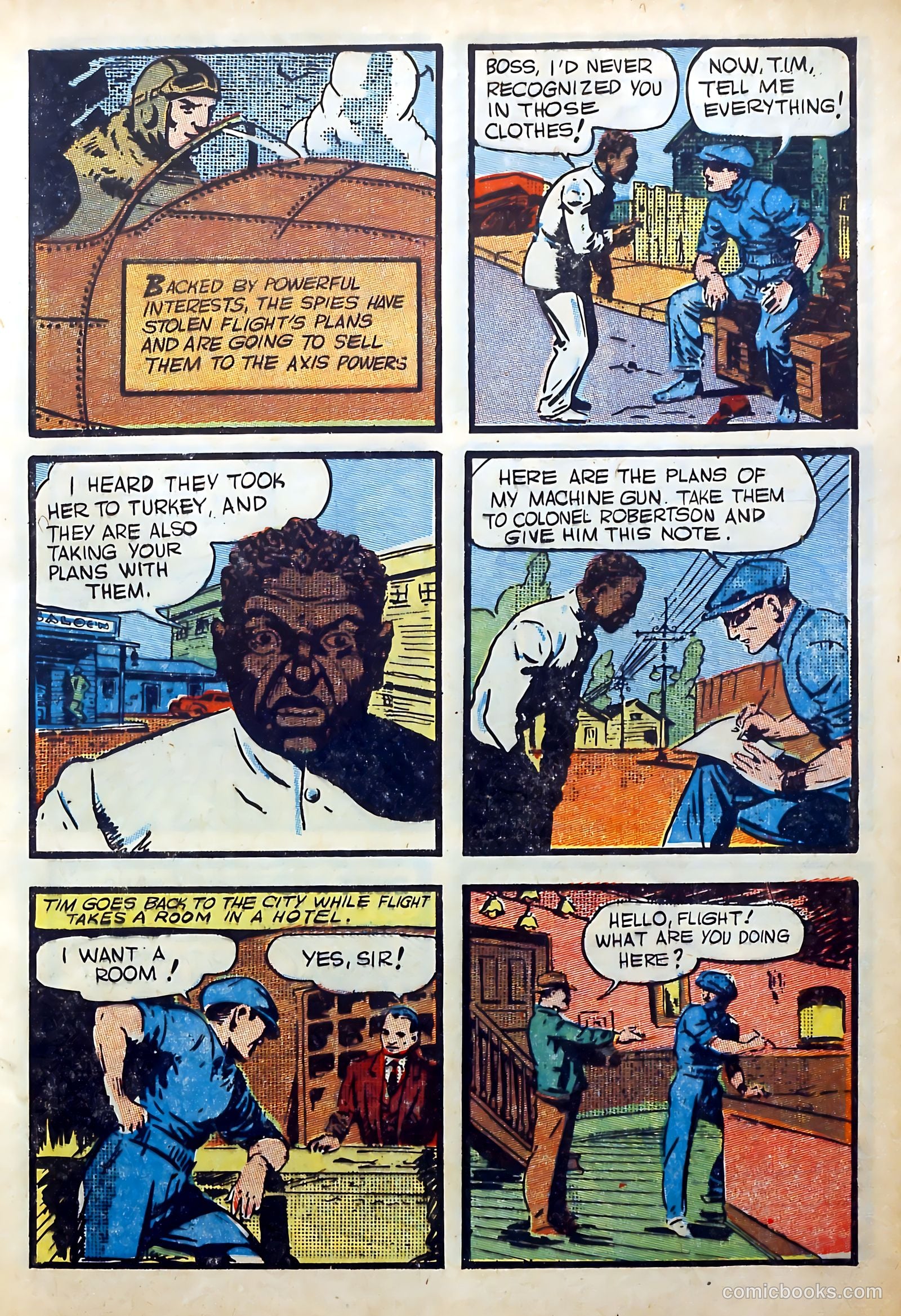 Captain Flight Comics #1 (1944) — page 7 of 60