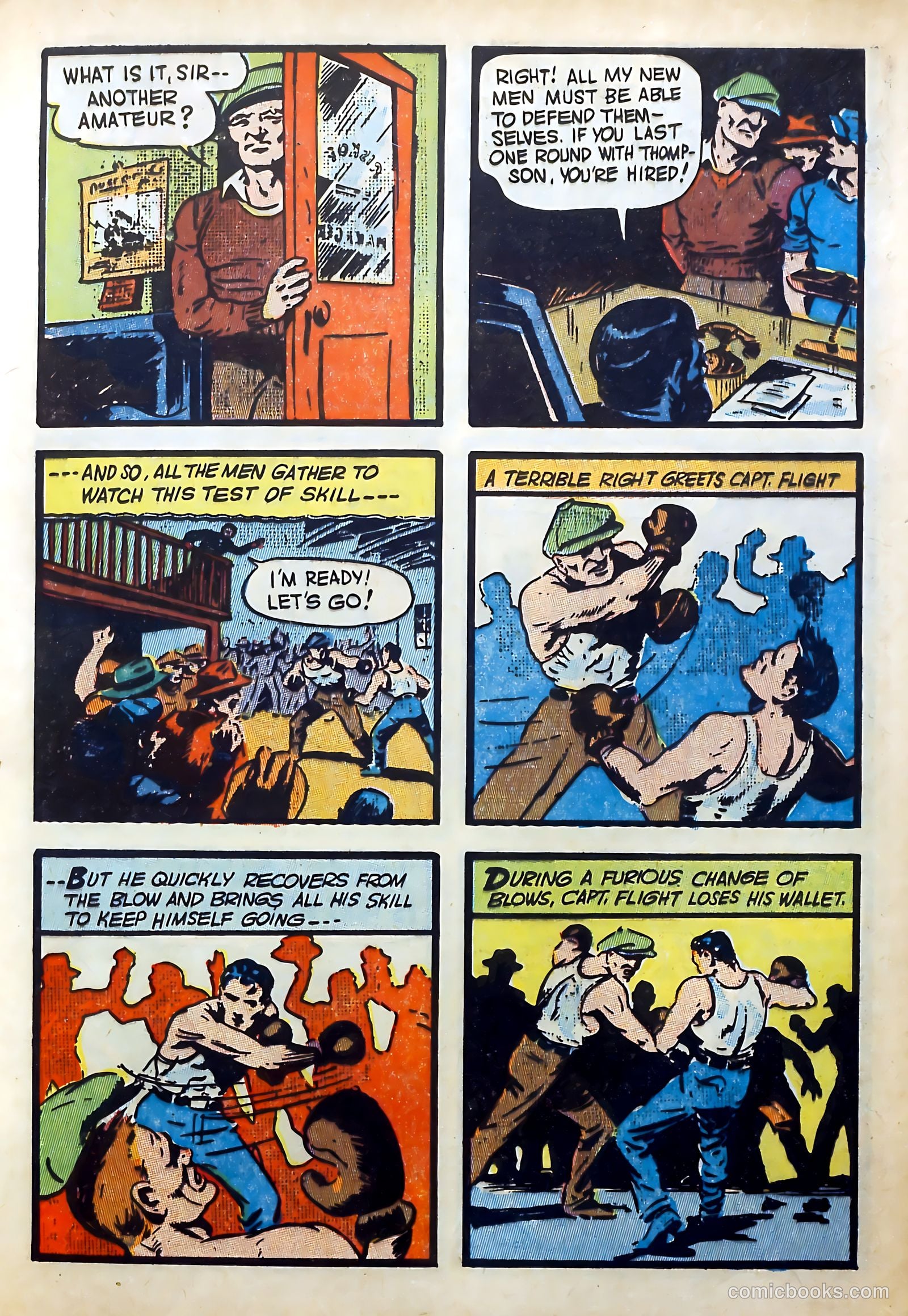 Captain Flight Comics #1 (1944) — page 9 of 60