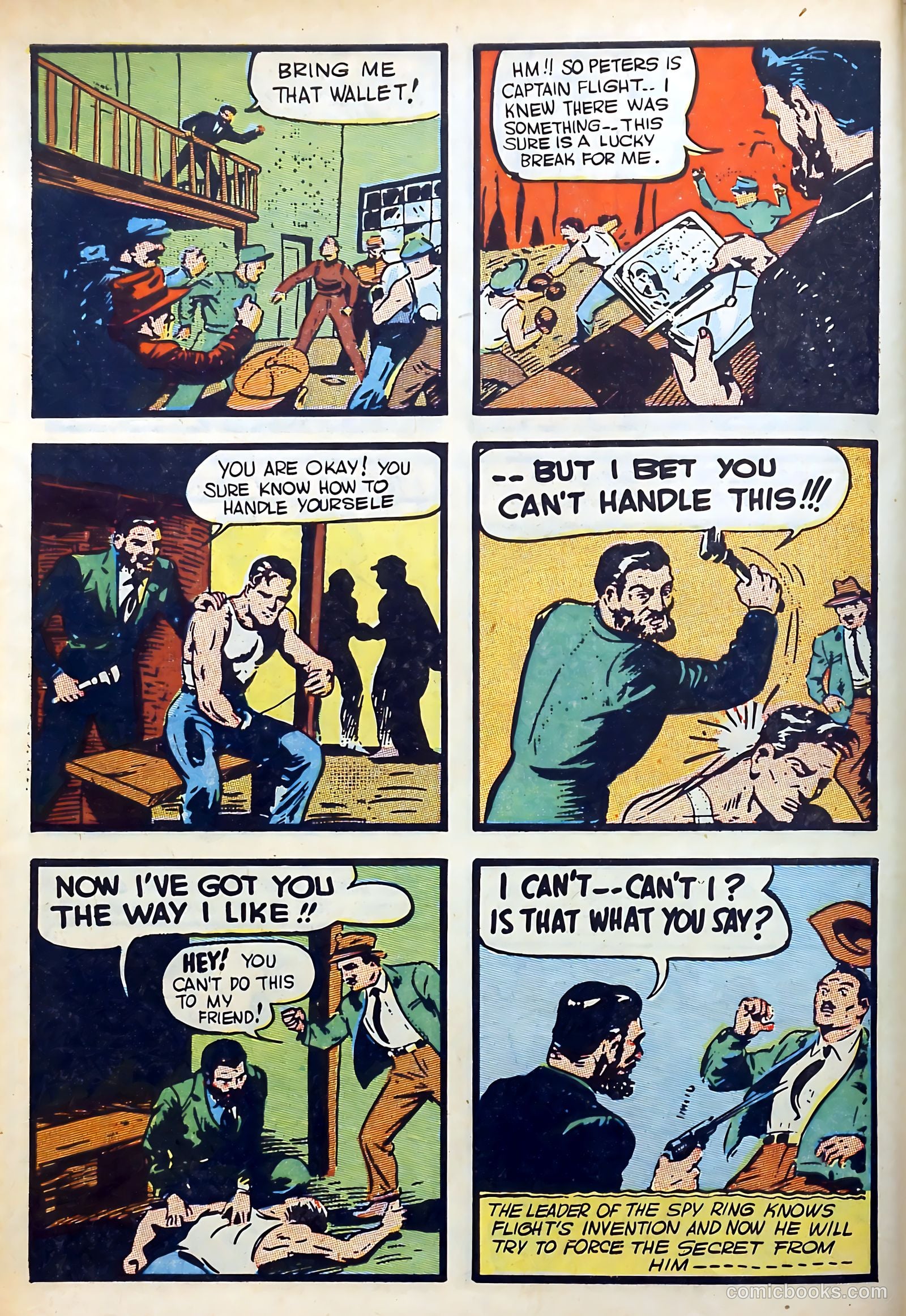 Captain Flight Comics #1 (1944) — page 10 of 60