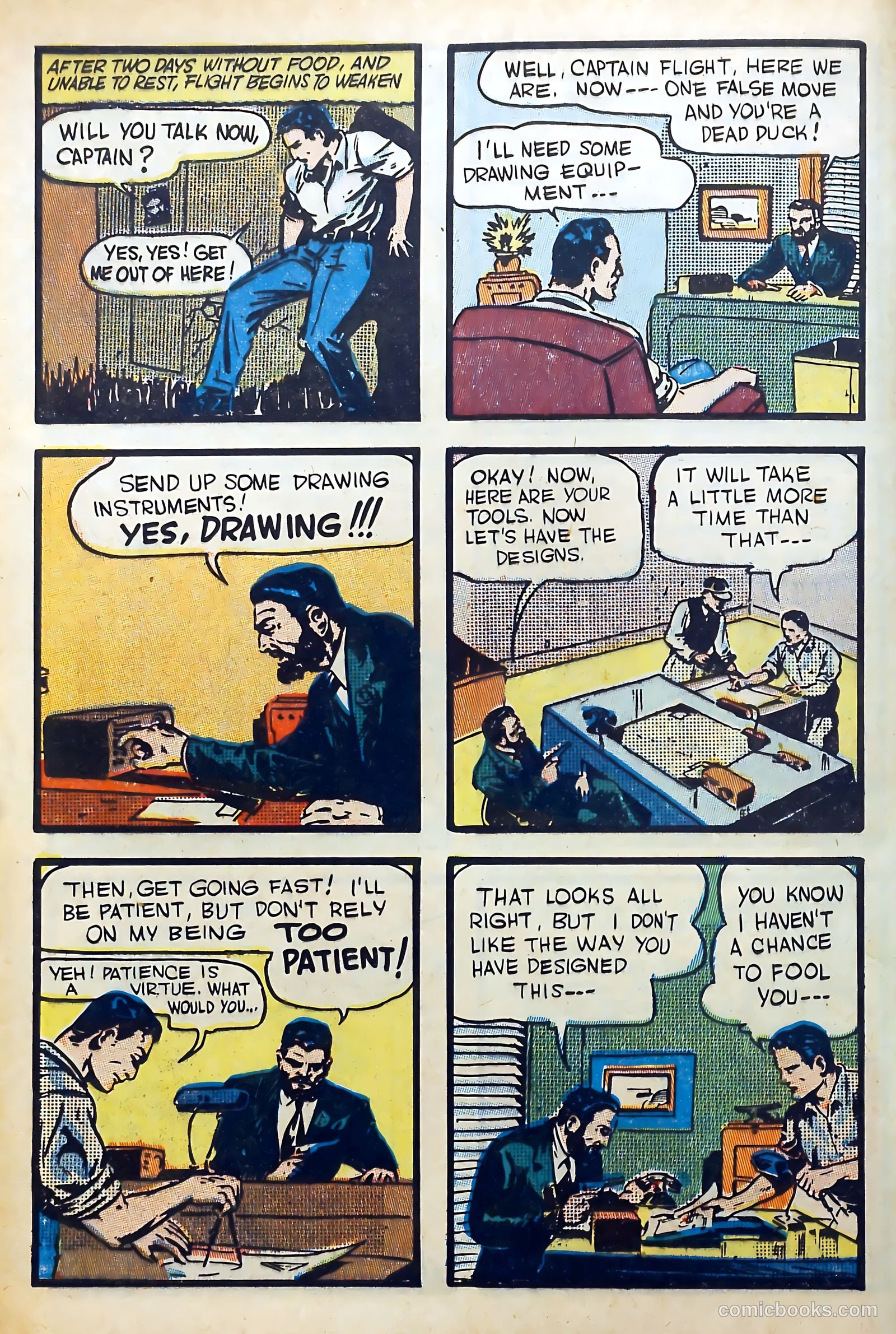 Captain Flight Comics #1 (1944) — page 12 of 60