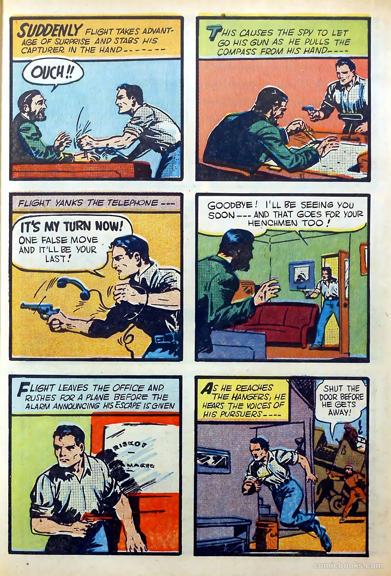 Captain Flight Comics #1 (1944) — page 13 of 60