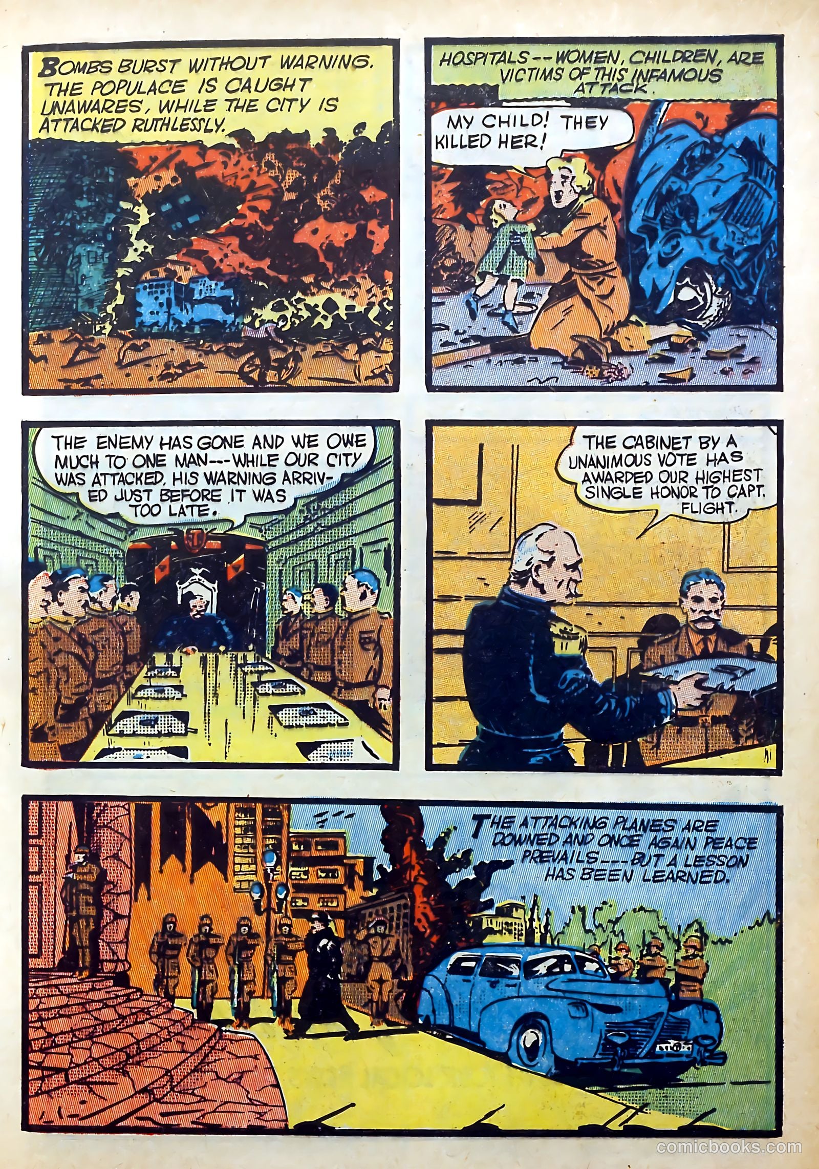 Captain Flight Comics #1 (1944) — page 17 of 60