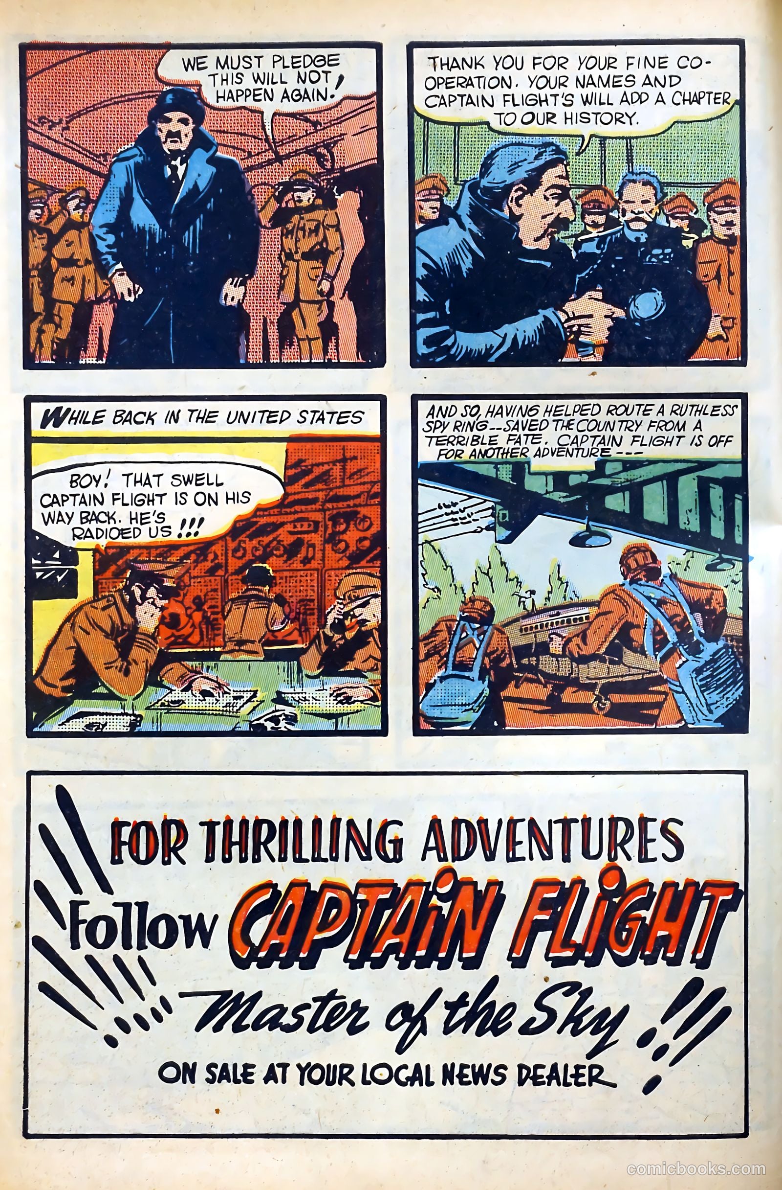 Captain Flight Comics #1 (1944) — page 18 of 60