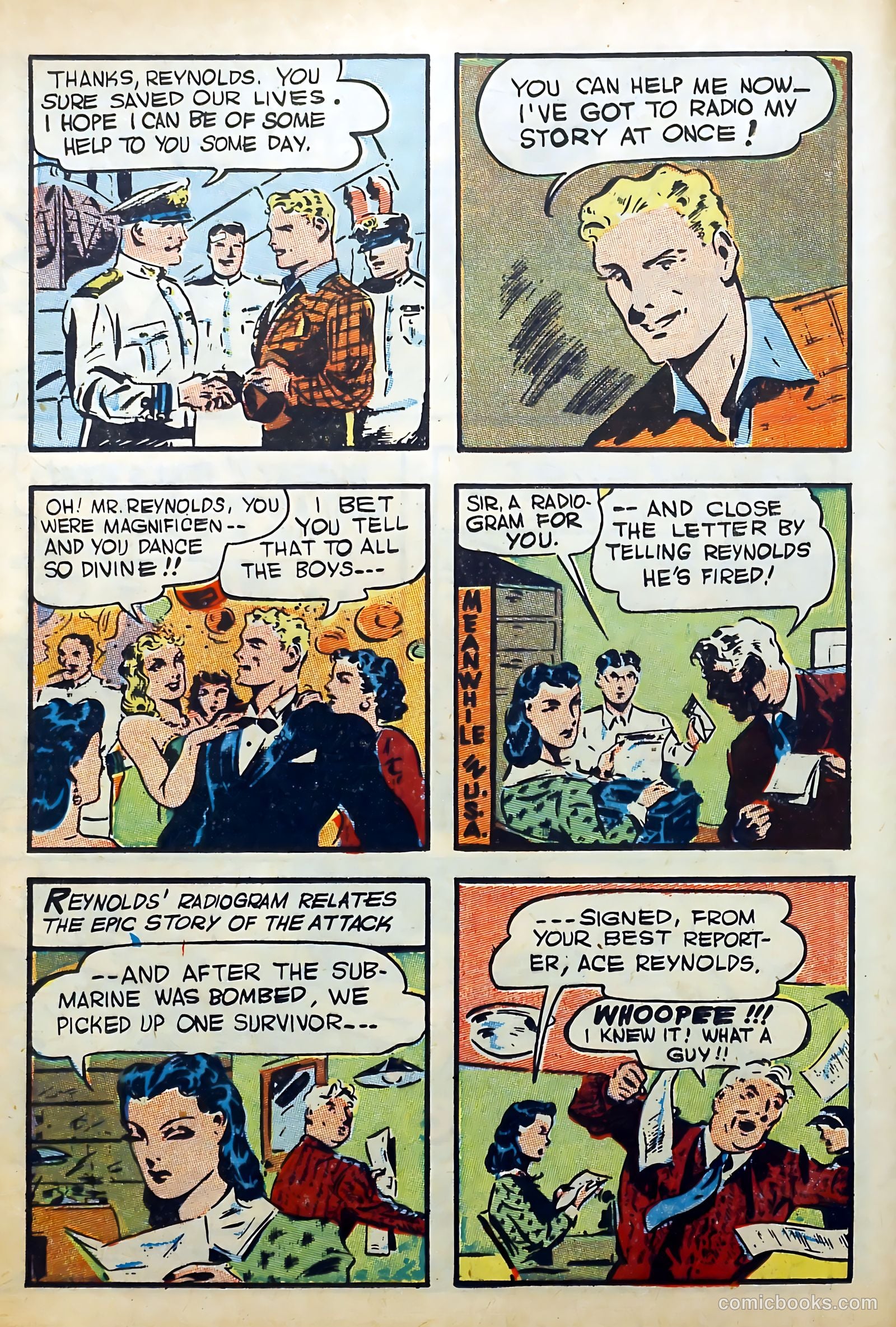 Captain Flight Comics #1 (1944) — page 30 of 60