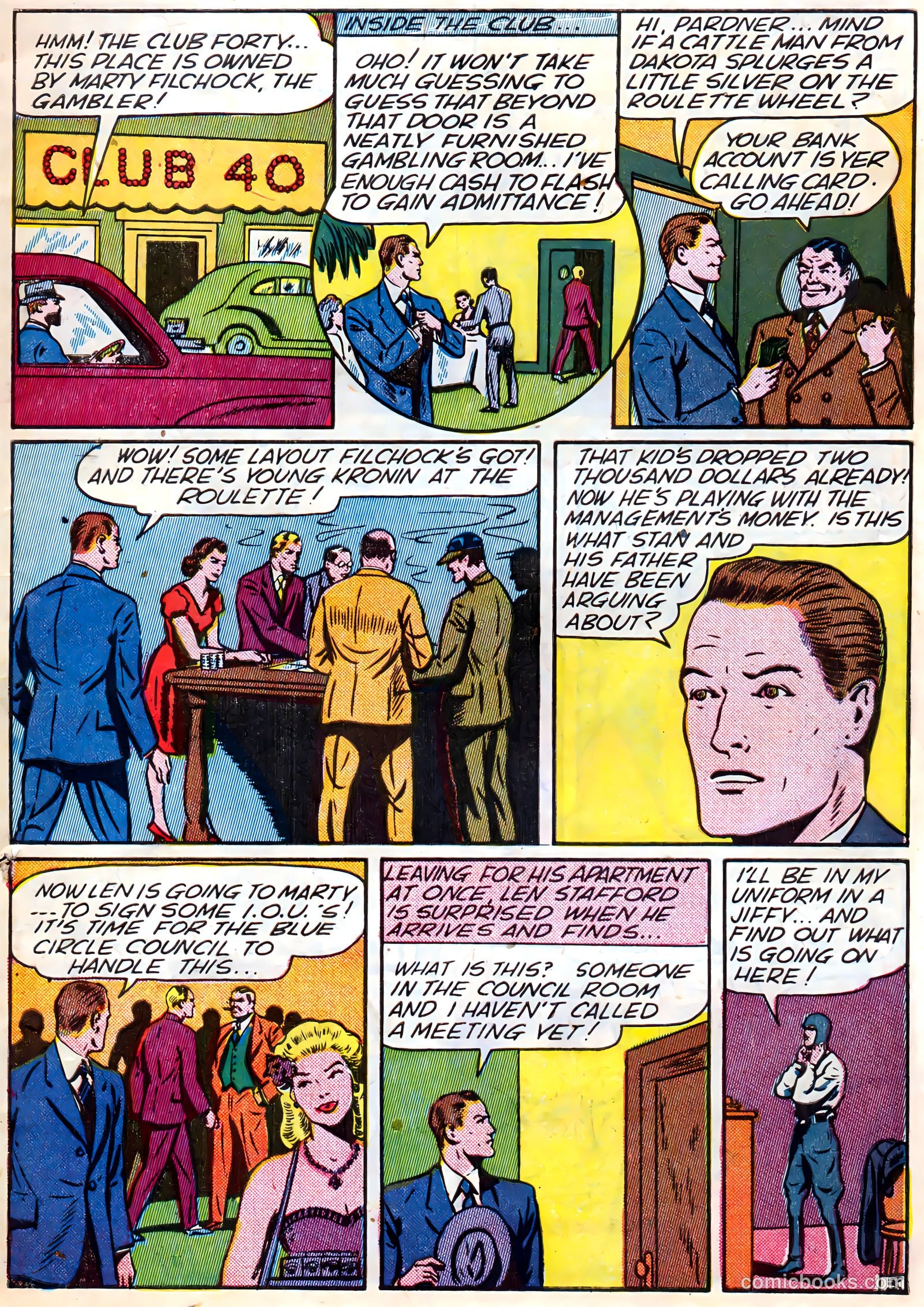 Blue Circle Comics #4 (1944) — page 5 of 52
