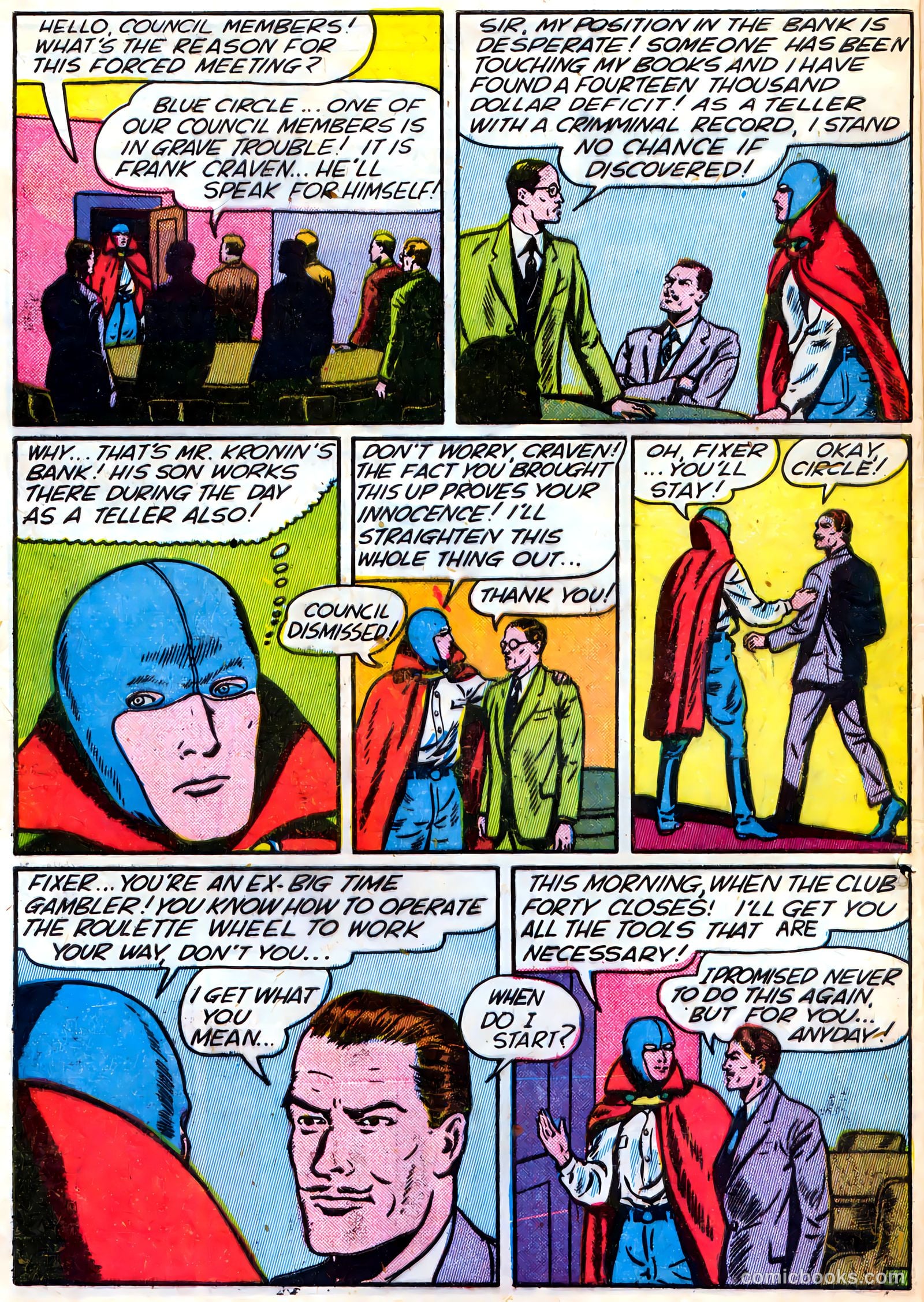 Blue Circle Comics #4 (1944) — page 6 of 52