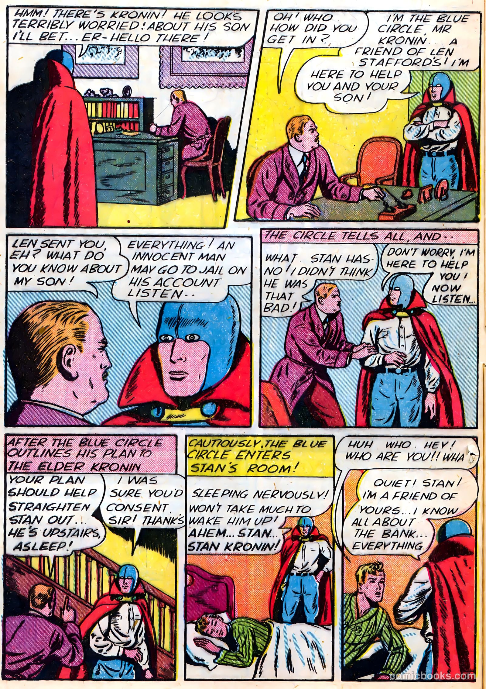 Blue Circle Comics #4 (1944) — page 8 of 52