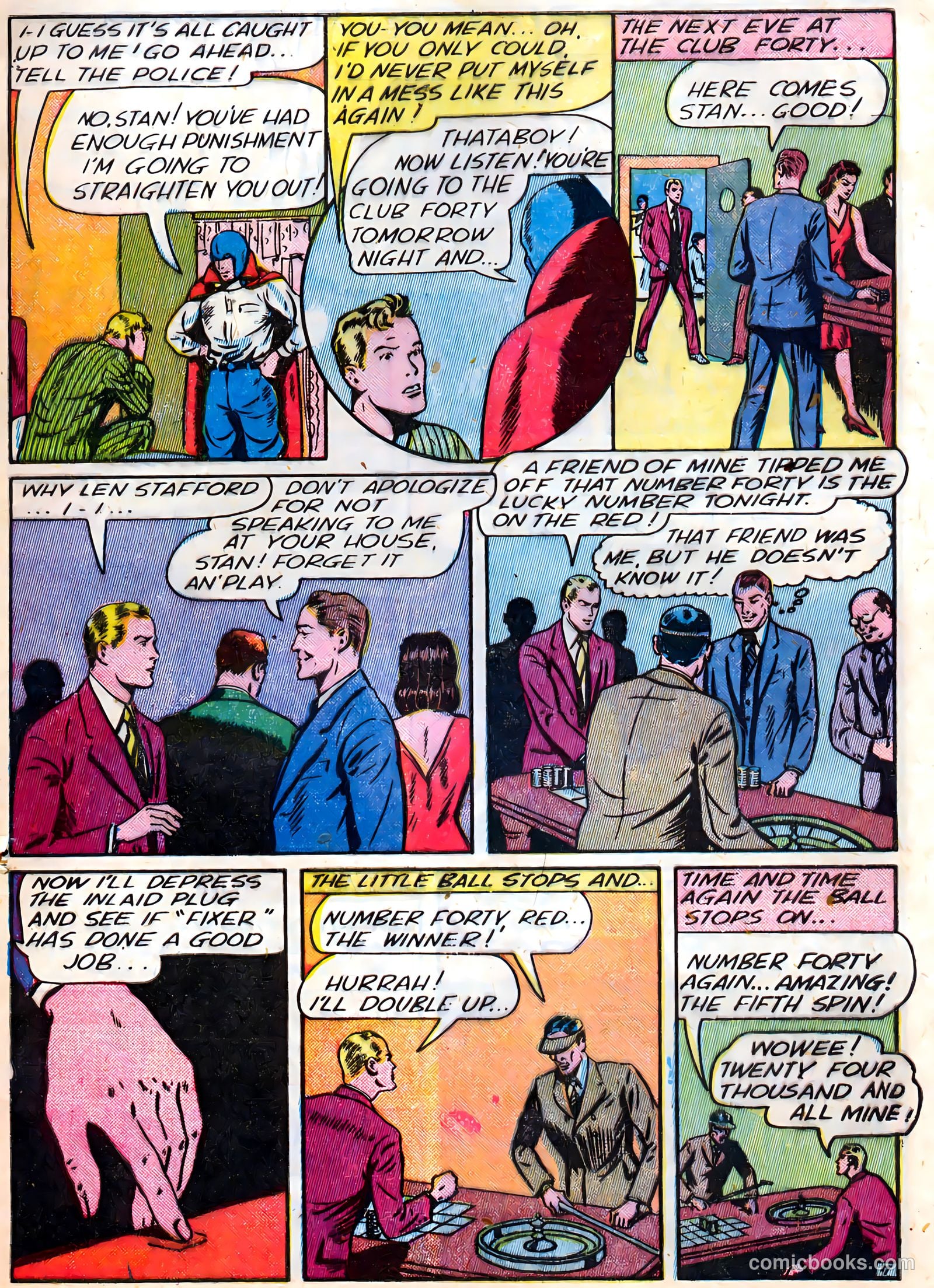 Blue Circle Comics #4 (1944) — page 9 of 52
